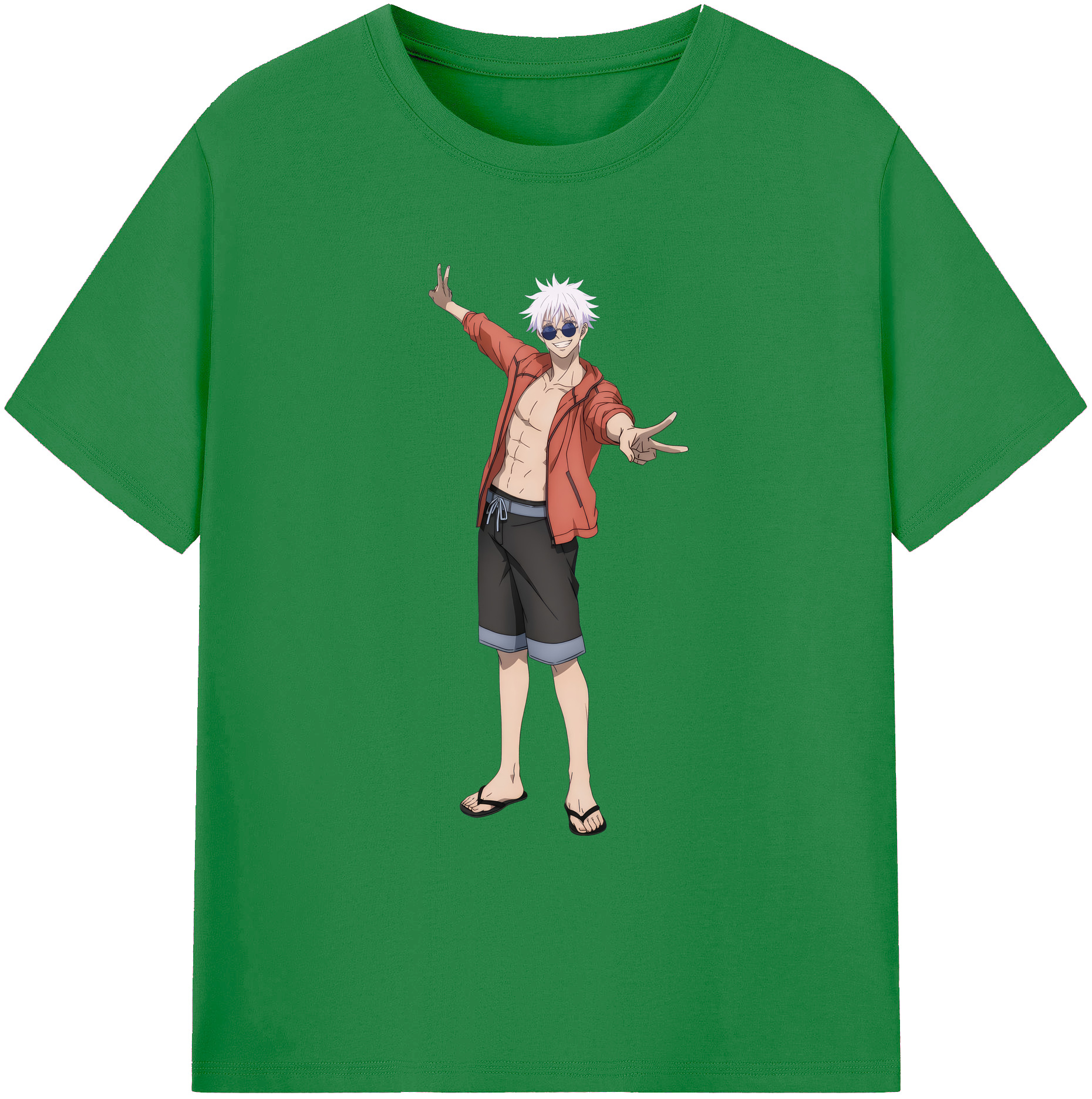 （画像用） 呪術廻戦 Jujutsu Kaisen 綿100％ メンズ半袖Tシャツ｜肌触りやわらか＆通気性