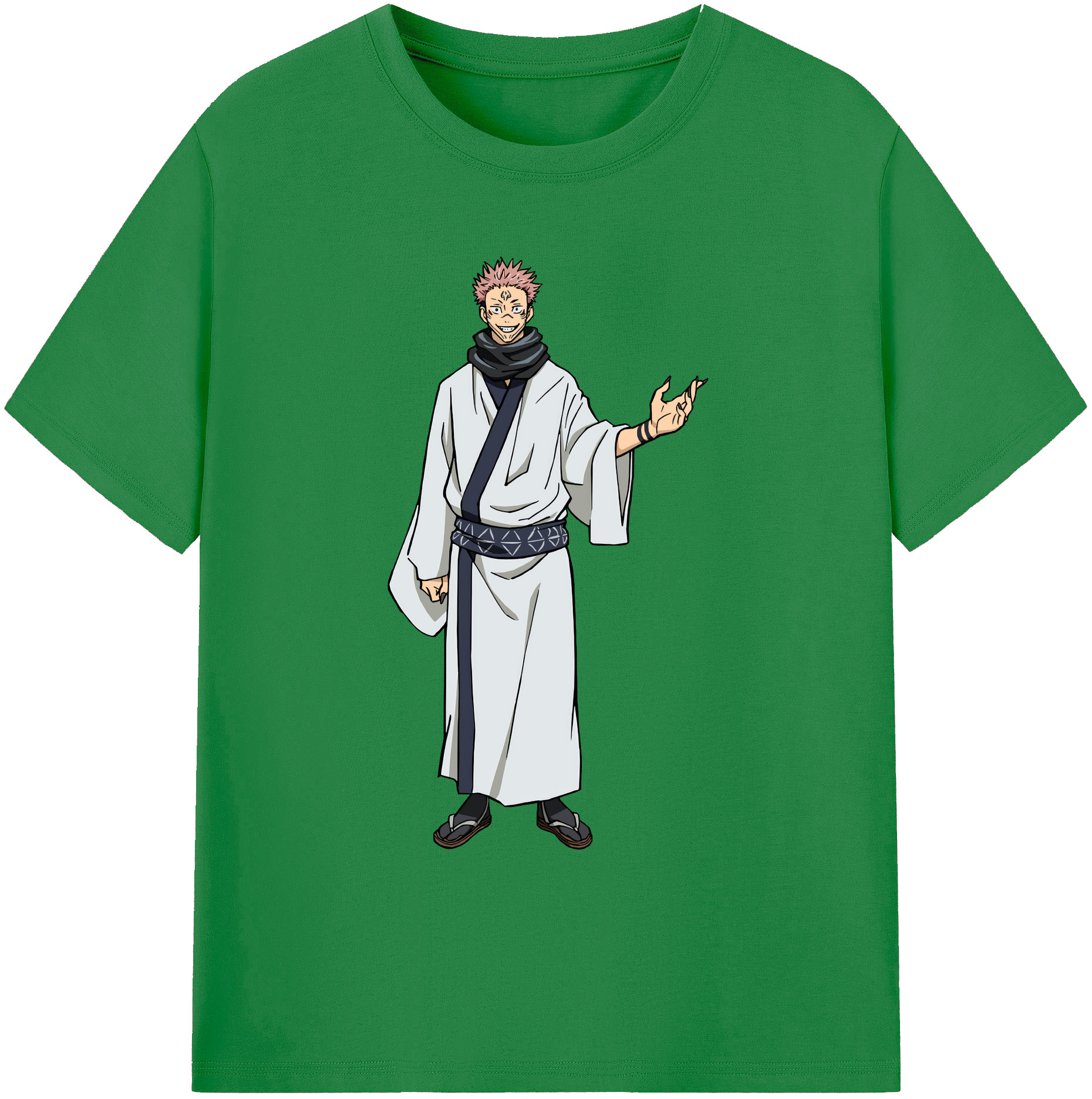 （画像用） 呪術廻戦 Jujutsu Kaisen 綿100％ メンズ半袖Tシャツ｜肌触りやわらか＆通気性