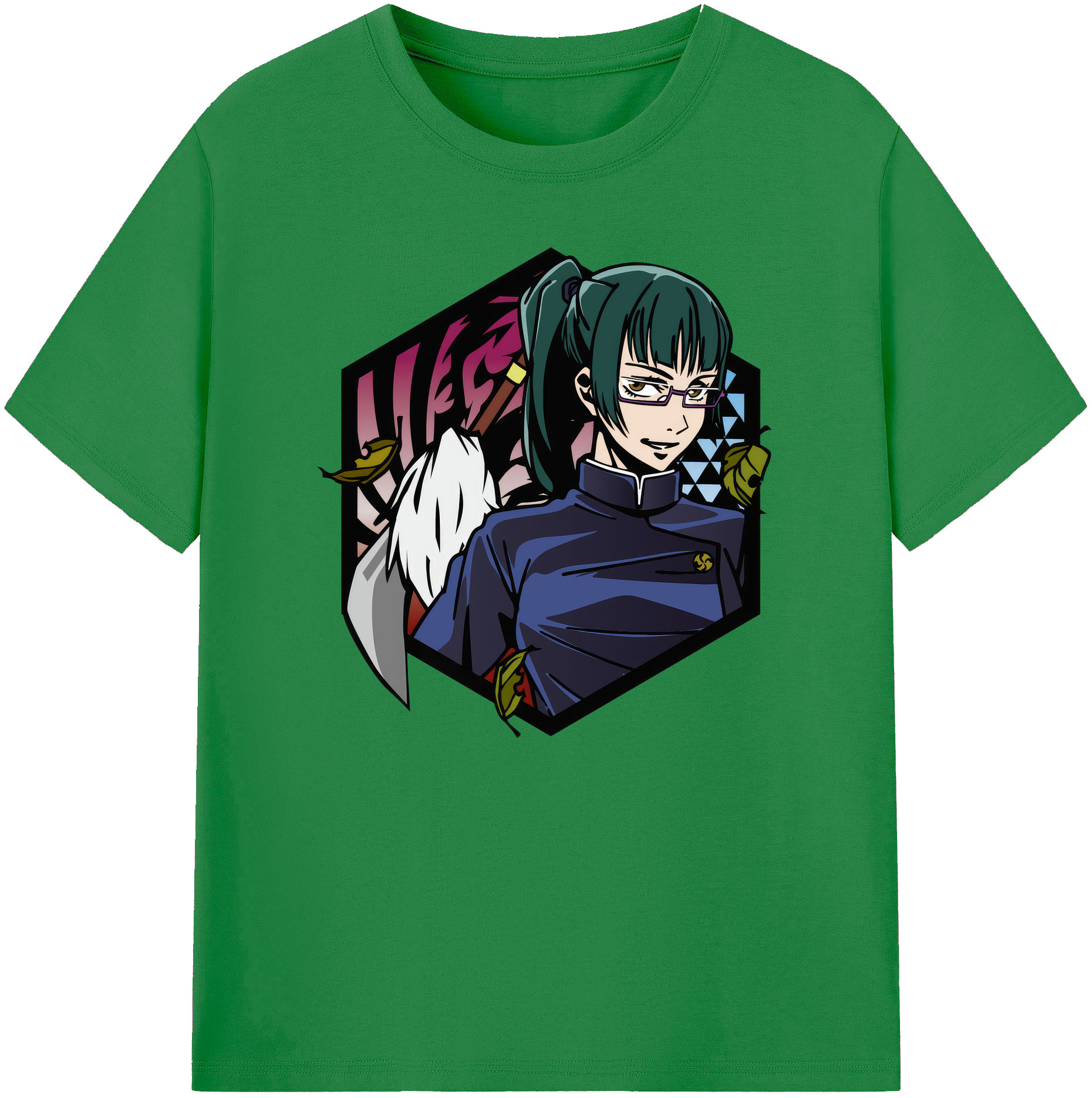 （画像用） 呪術廻戦 Jujutsu Kaisen 綿100％ メンズ半袖Tシャツ｜肌触りやわらか＆通気性