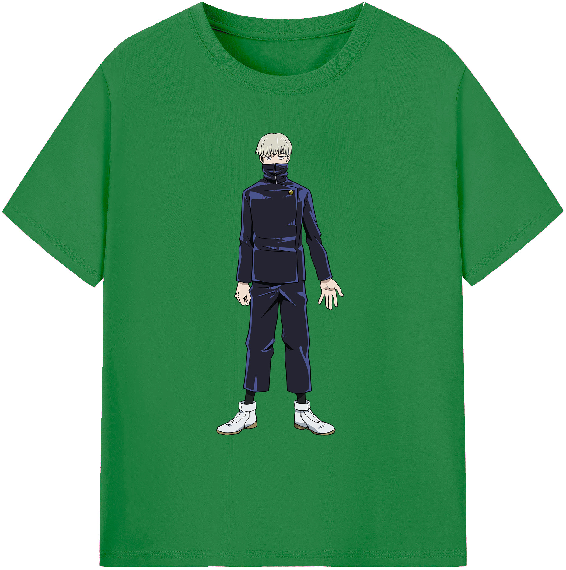 （画像用） 呪術廻戦 Jujutsu Kaisen 綿100％ メンズ半袖Tシャツ｜肌触りやわらか＆通気性