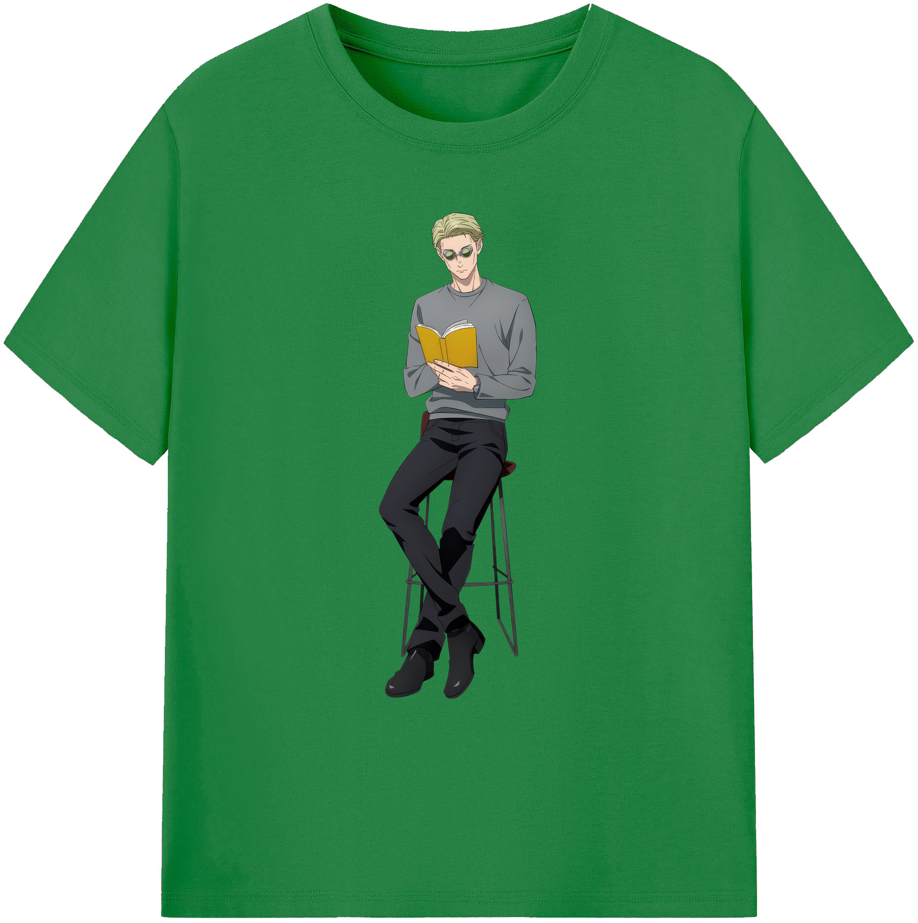 （画像用） 呪術廻戦 Jujutsu Kaisen 綿100％ メンズ半袖Tシャツ｜肌触りやわらか＆通気性