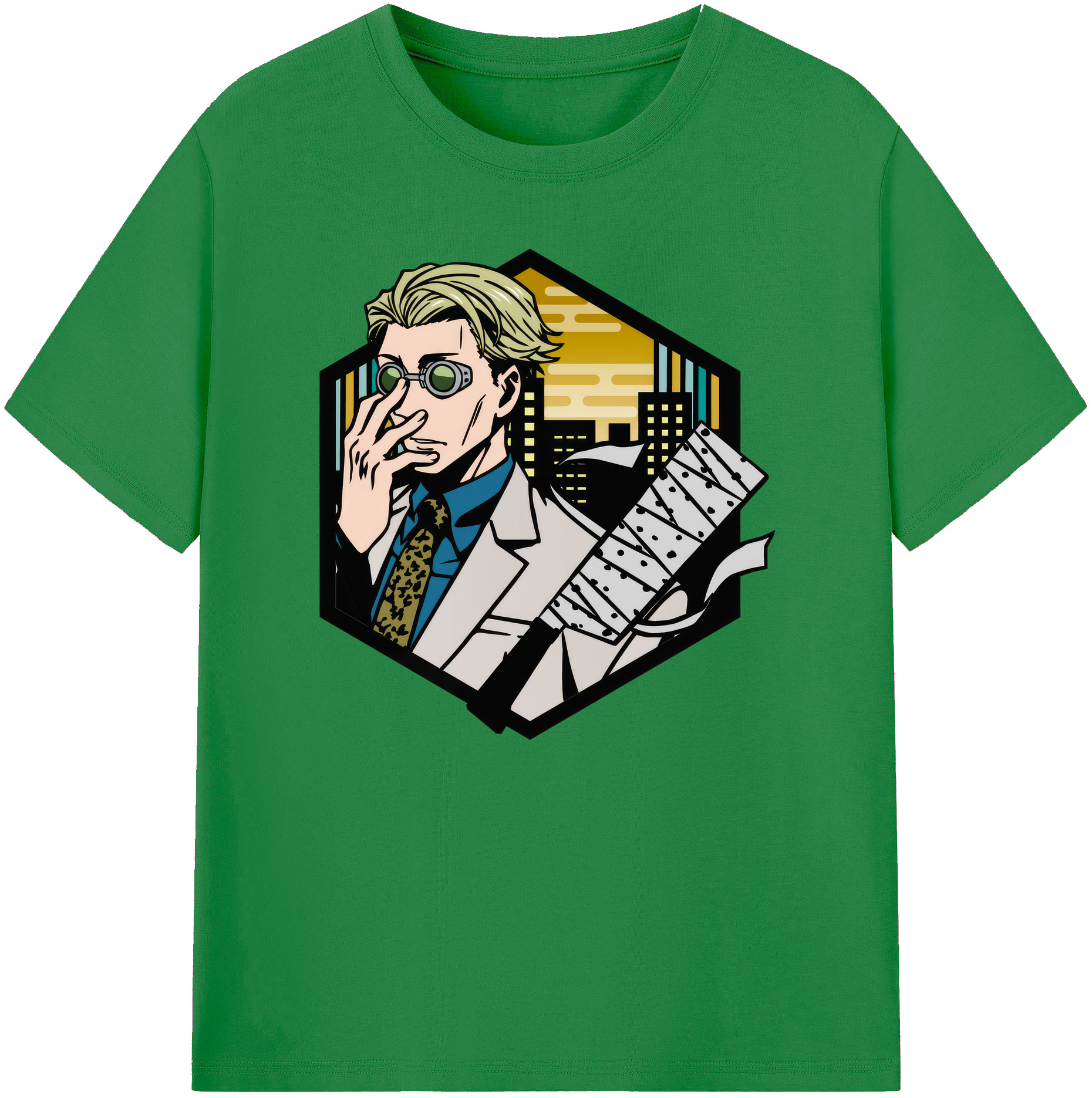 （画像用） 呪術廻戦 Jujutsu Kaisen 綿100％ メンズ半袖Tシャツ｜肌触りやわらか＆通気性