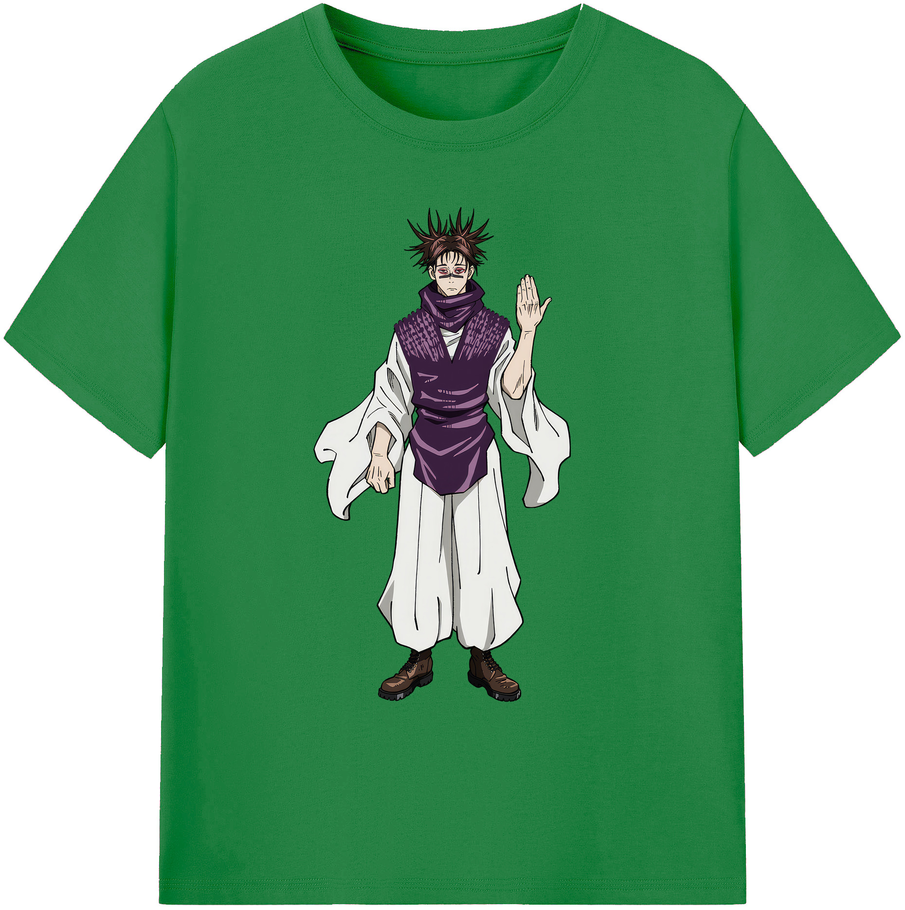 （画像用） 呪術廻戦 Jujutsu Kaisen 綿100％ メンズ半袖Tシャツ｜肌触りやわらか＆通気性