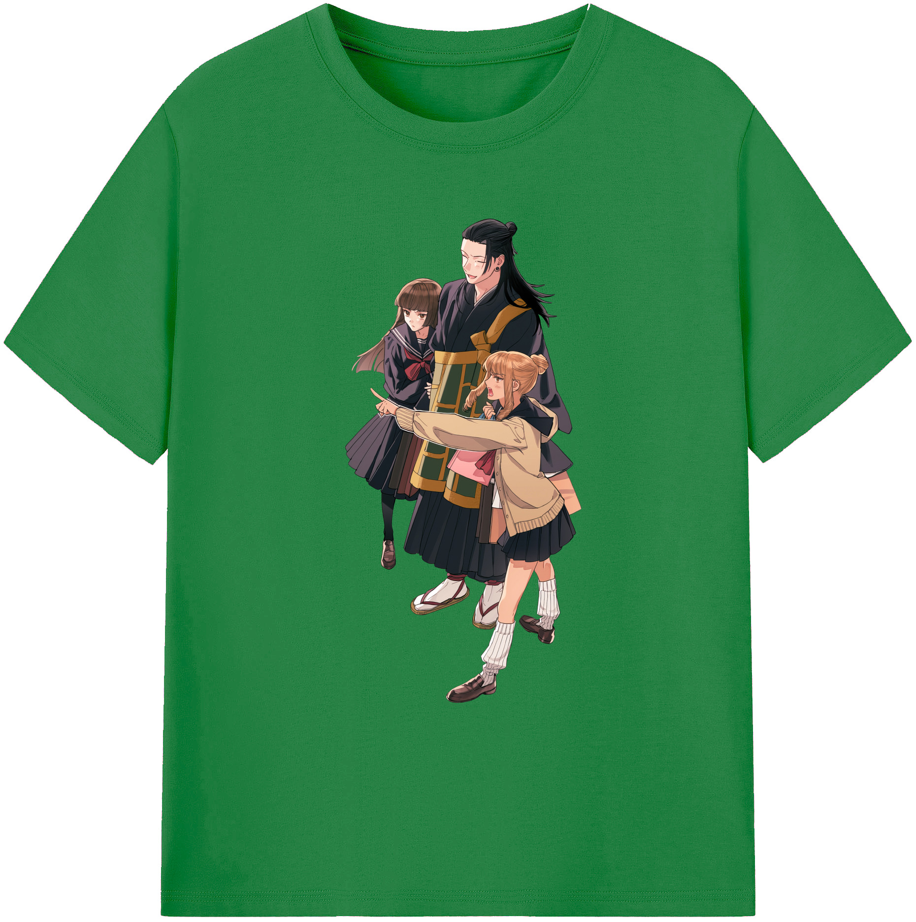 （画像用） 呪術廻戦 Jujutsu Kaisen 綿100％ メンズ半袖Tシャツ｜肌触りやわらか＆通気性
