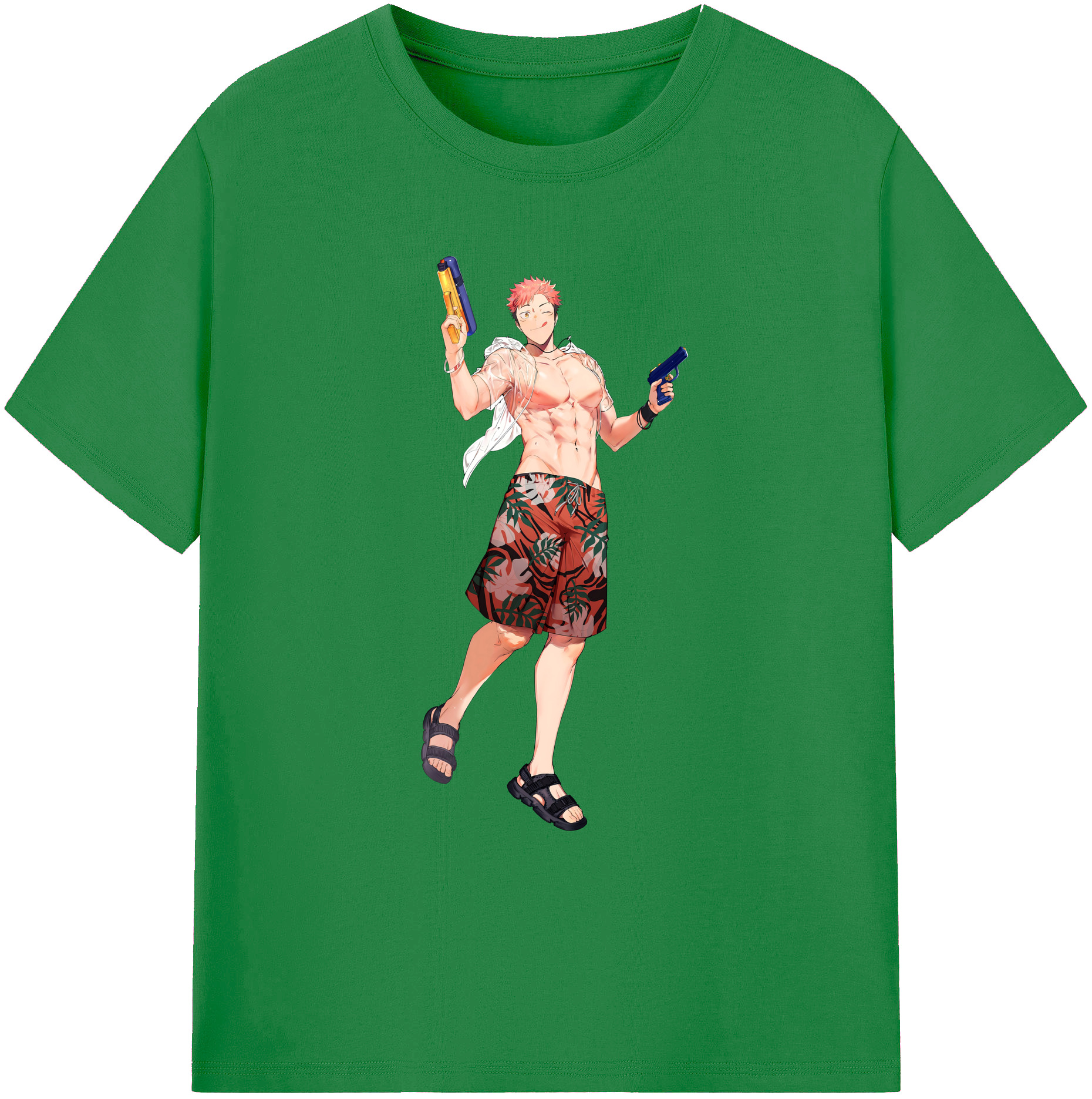 （画像用） 呪術廻戦 Jujutsu Kaisen 綿100％ メンズ半袖Tシャツ｜肌触りやわらか＆通気性