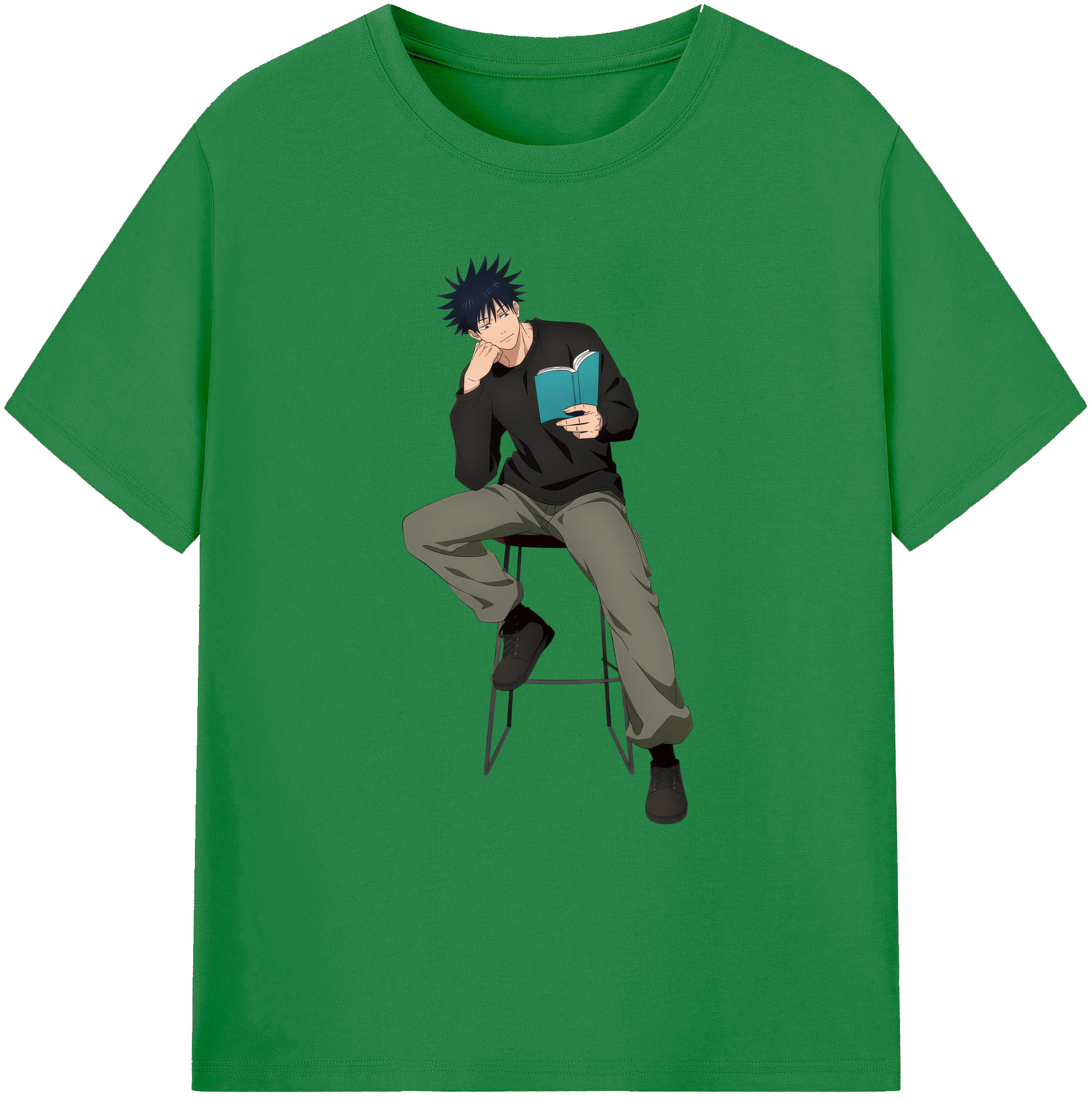 （画像用） 呪術廻戦 Jujutsu Kaisen 綿100％ メンズ半袖Tシャツ｜肌触りやわらか＆通気性