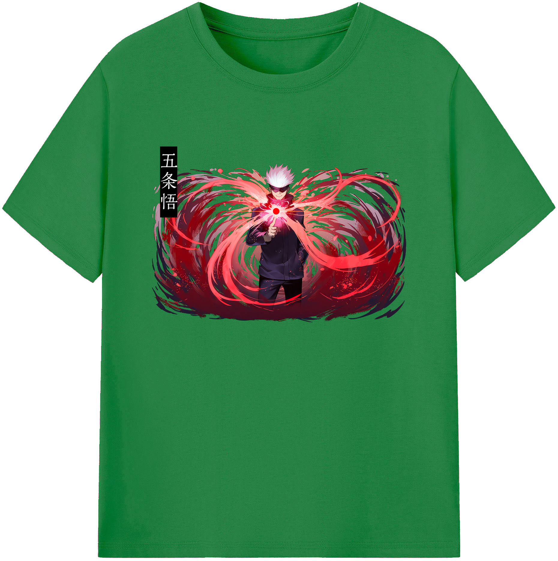 （画像用） 呪術廻戦 Jujutsu Kaisen 綿100％ メンズ半袖Tシャツ｜肌触りやわらか＆通気性