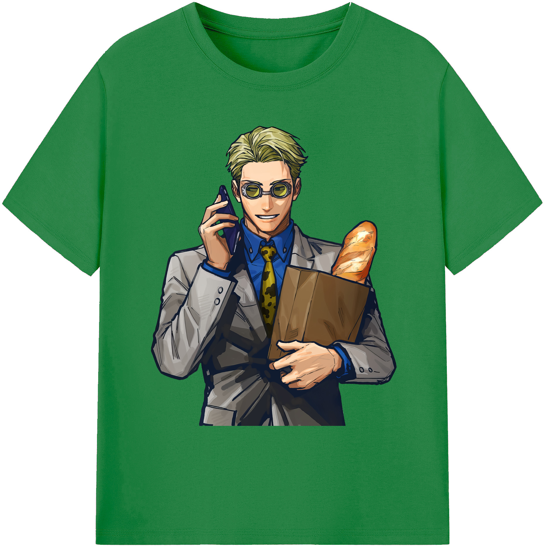 （画像用） 呪術廻戦 Jujutsu Kaisen 綿100％ メンズ半袖Tシャツ｜肌触りやわらか＆通気性