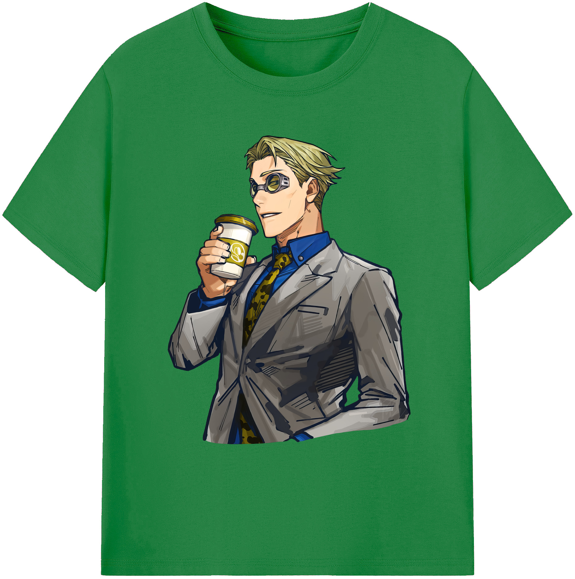 （画像用） 呪術廻戦 Jujutsu Kaisen 綿100％ メンズ半袖Tシャツ｜肌触りやわらか＆通気性