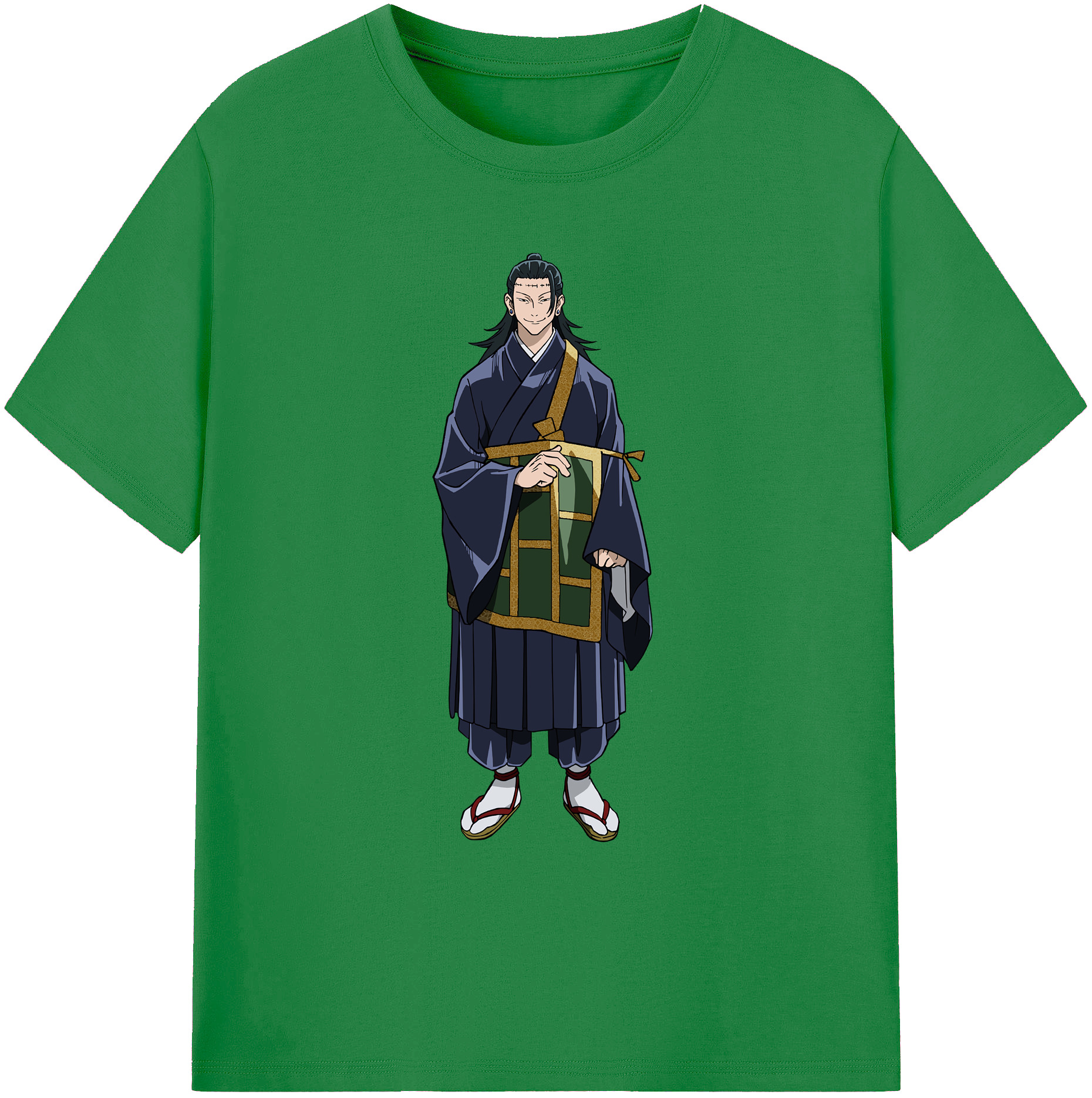 （画像用） 呪術廻戦 Jujutsu Kaisen 綿100％ メンズ半袖Tシャツ｜肌触りやわらか＆通気性