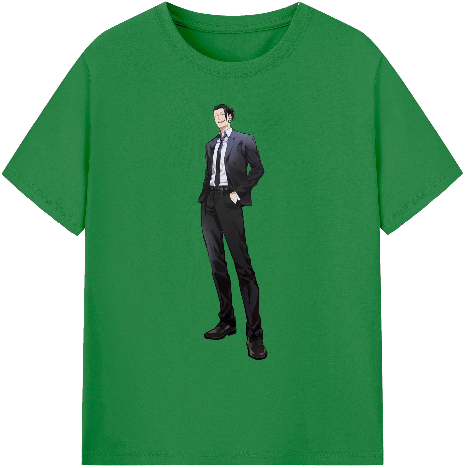 （画像用） 呪術廻戦 Jujutsu Kaisen 綿100％ メンズ半袖Tシャツ｜肌触りやわらか＆通気性