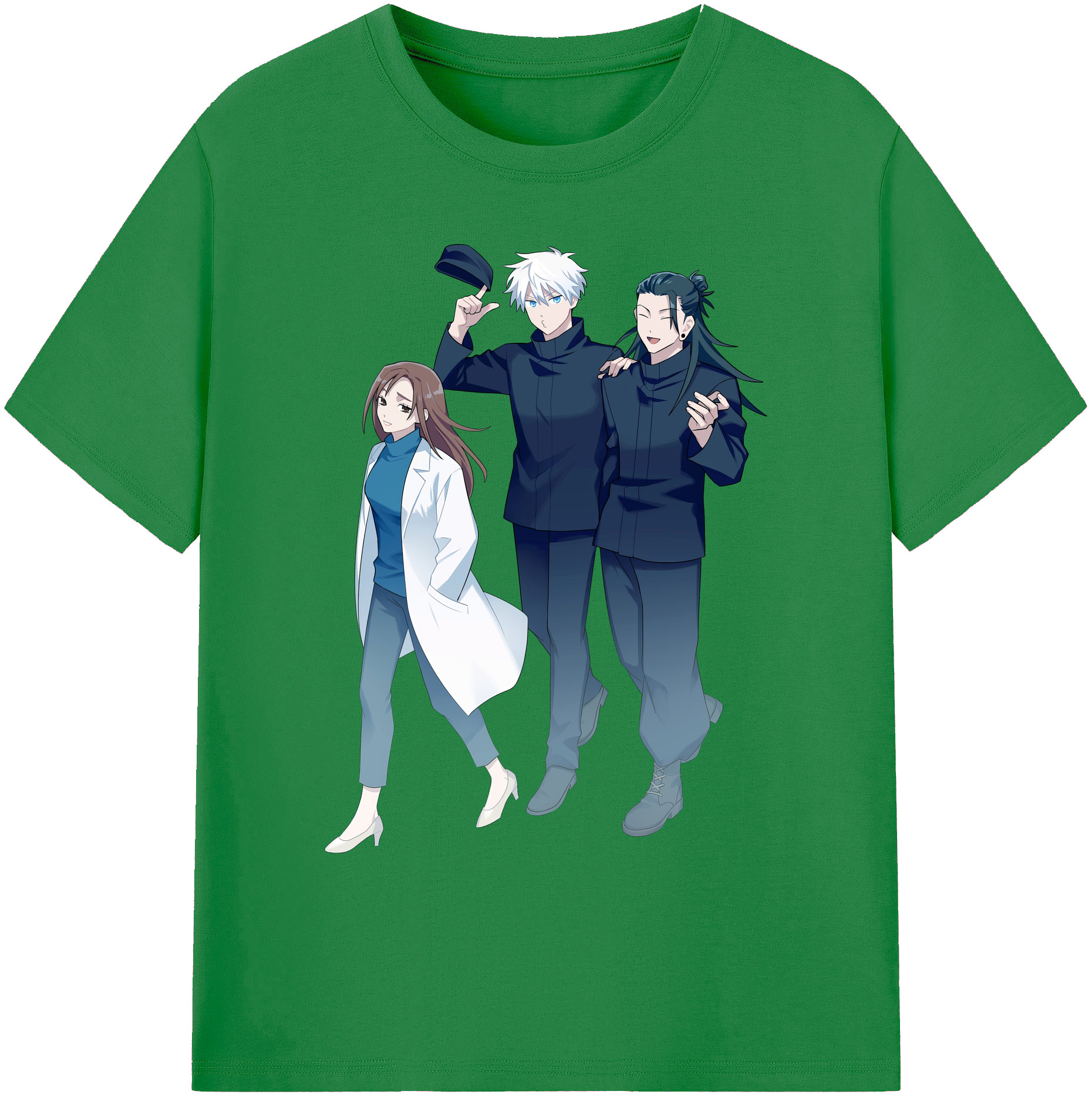 （画像用） 呪術廻戦 Jujutsu Kaisen 綿100％ メンズ半袖Tシャツ｜肌触りやわらか＆通気性