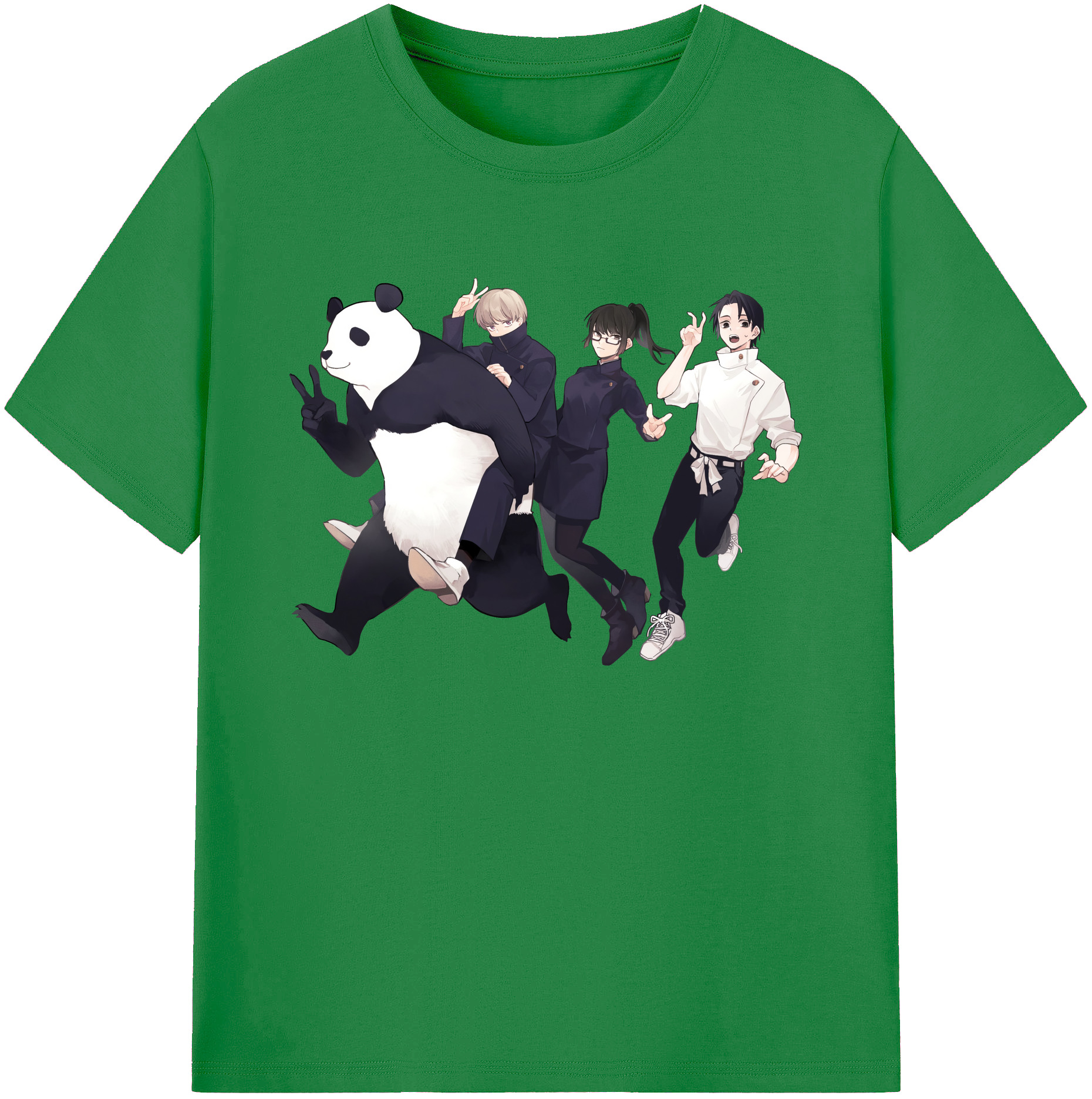 （画像用） 呪術廻戦 Jujutsu Kaisen 綿100％ メンズ半袖Tシャツ｜肌触りやわらか＆通気性