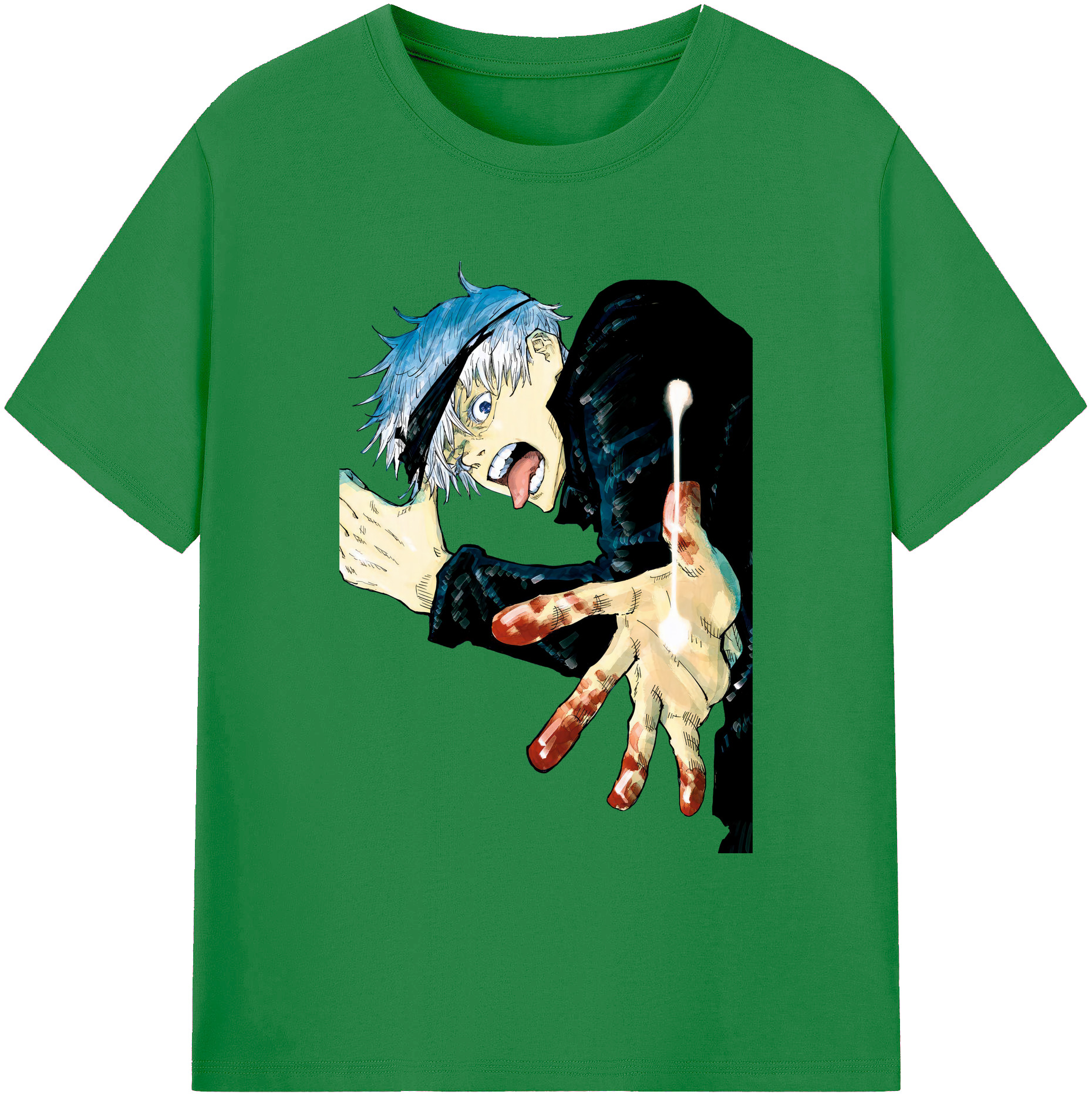 （画像用） 呪術廻戦 Jujutsu Kaisen 綿100％ メンズ半袖Tシャツ｜肌触りやわらか＆通気性
