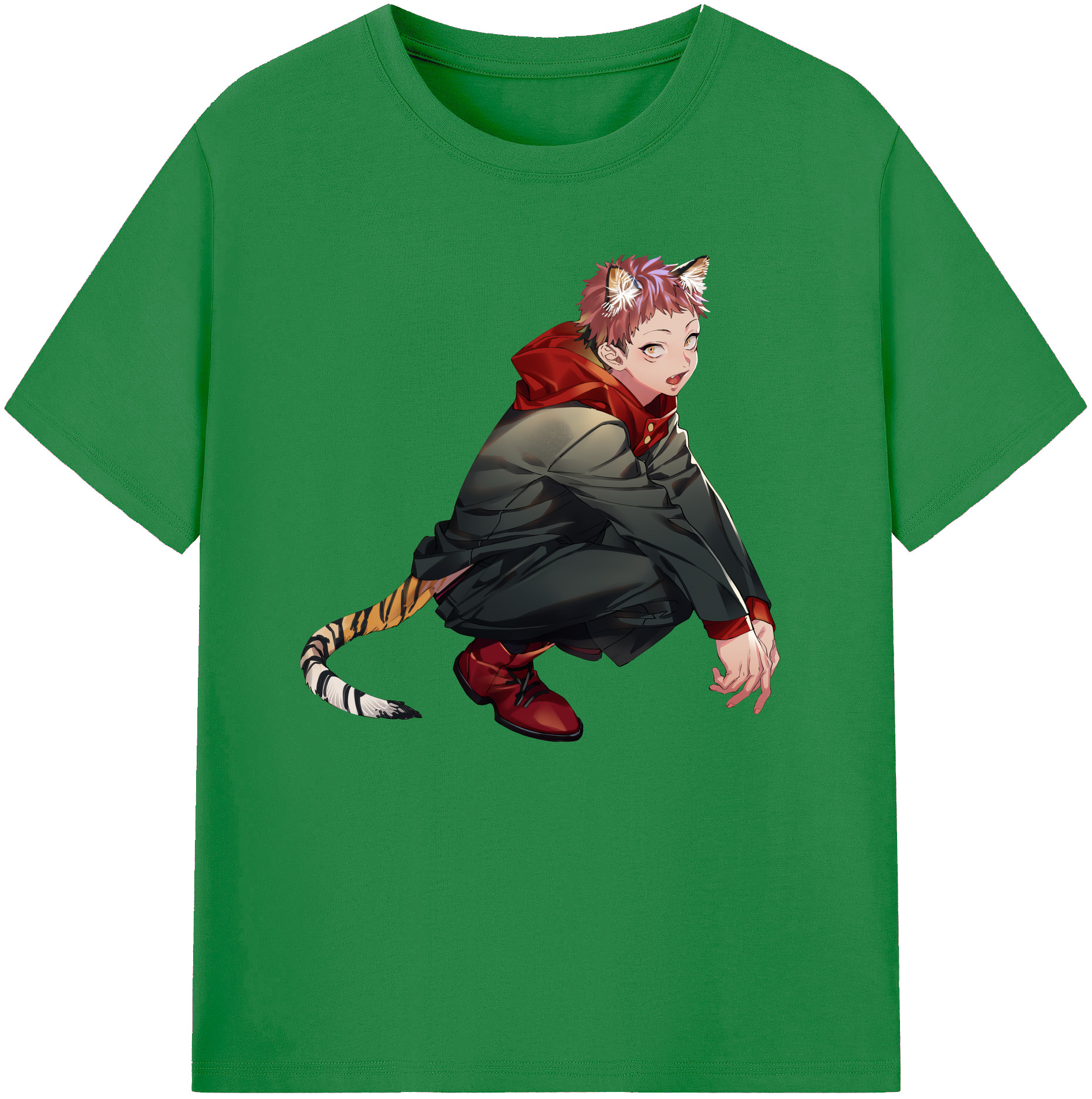 （画像用） 呪術廻戦 Jujutsu Kaisen 綿100％ メンズ半袖Tシャツ｜肌触りやわらか＆通気性