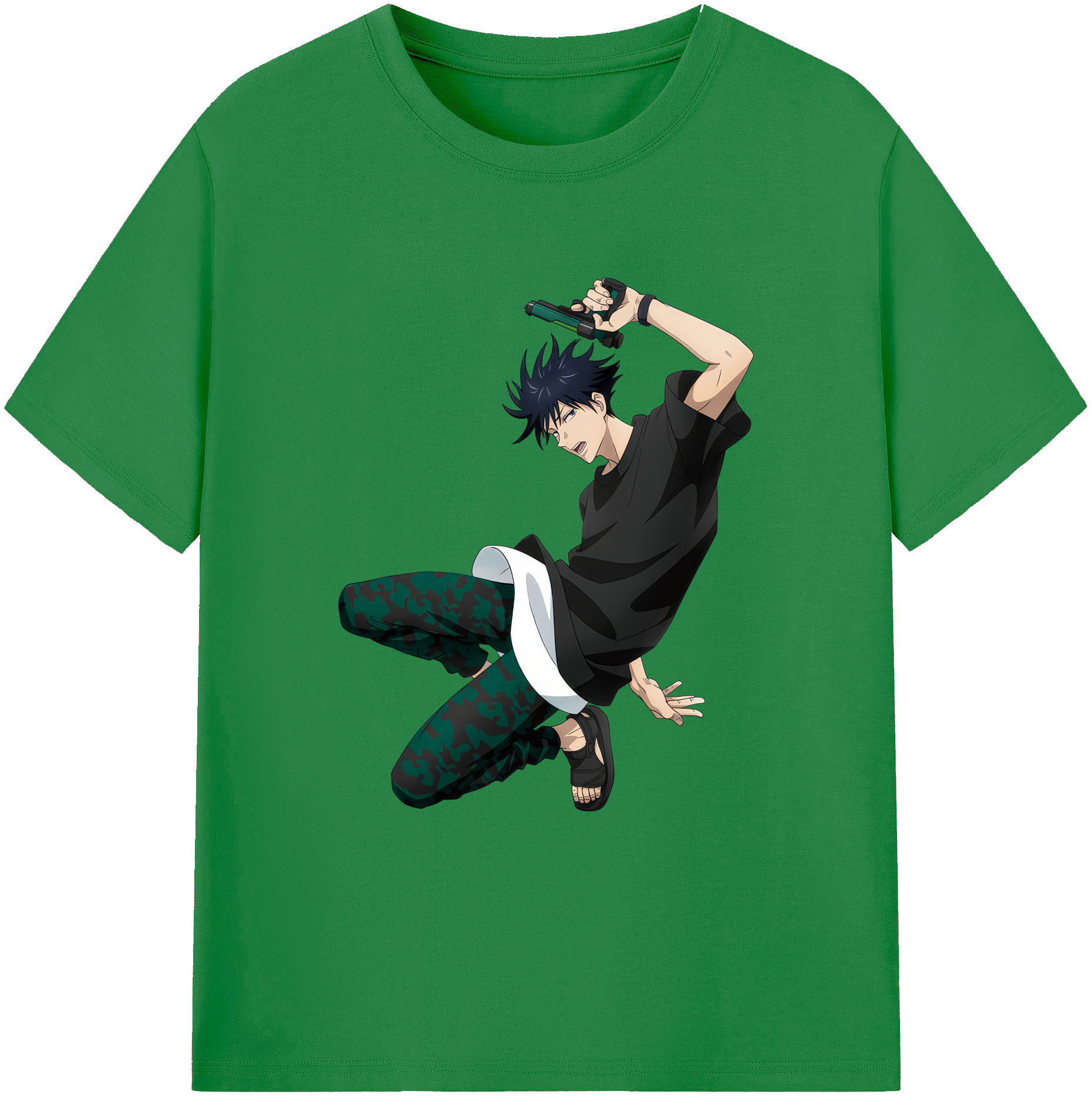 （画像用） 呪術廻戦 Jujutsu Kaisen 綿100％ メンズ半袖Tシャツ｜肌触りやわらか＆通気性