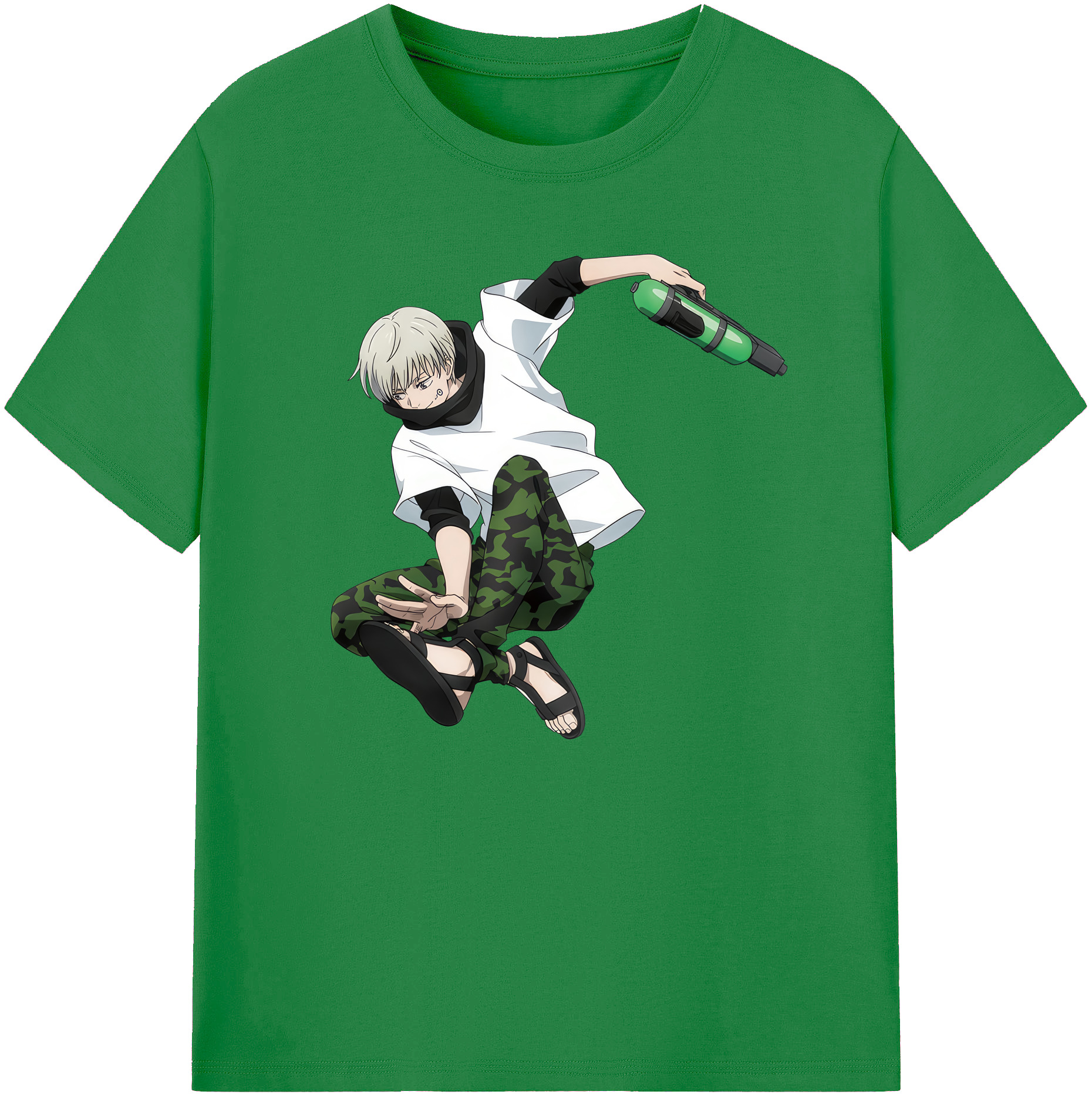 （画像用） 呪術廻戦 Jujutsu Kaisen 綿100％ メンズ半袖Tシャツ｜肌触りやわらか＆通気性
