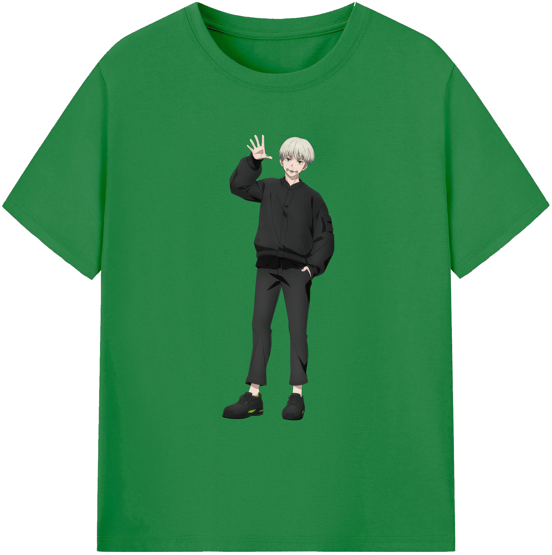 （画像用） 呪術廻戦 Jujutsu Kaisen 綿100％ メンズ半袖Tシャツ｜肌触りやわらか＆通気性