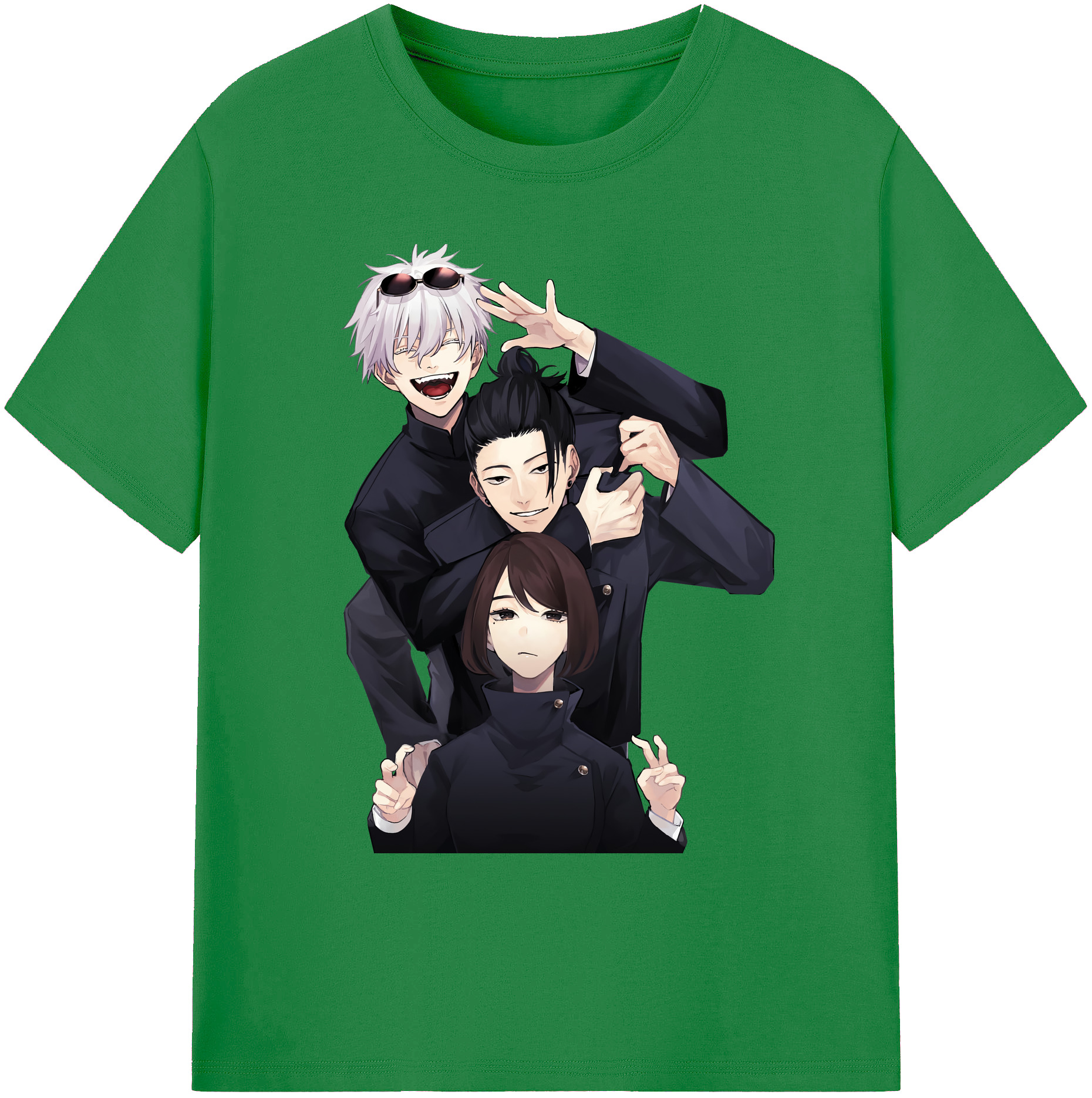 （画像用） 呪術廻戦 Jujutsu Kaisen 綿100％ メンズ半袖Tシャツ｜肌触りやわらか＆通気性