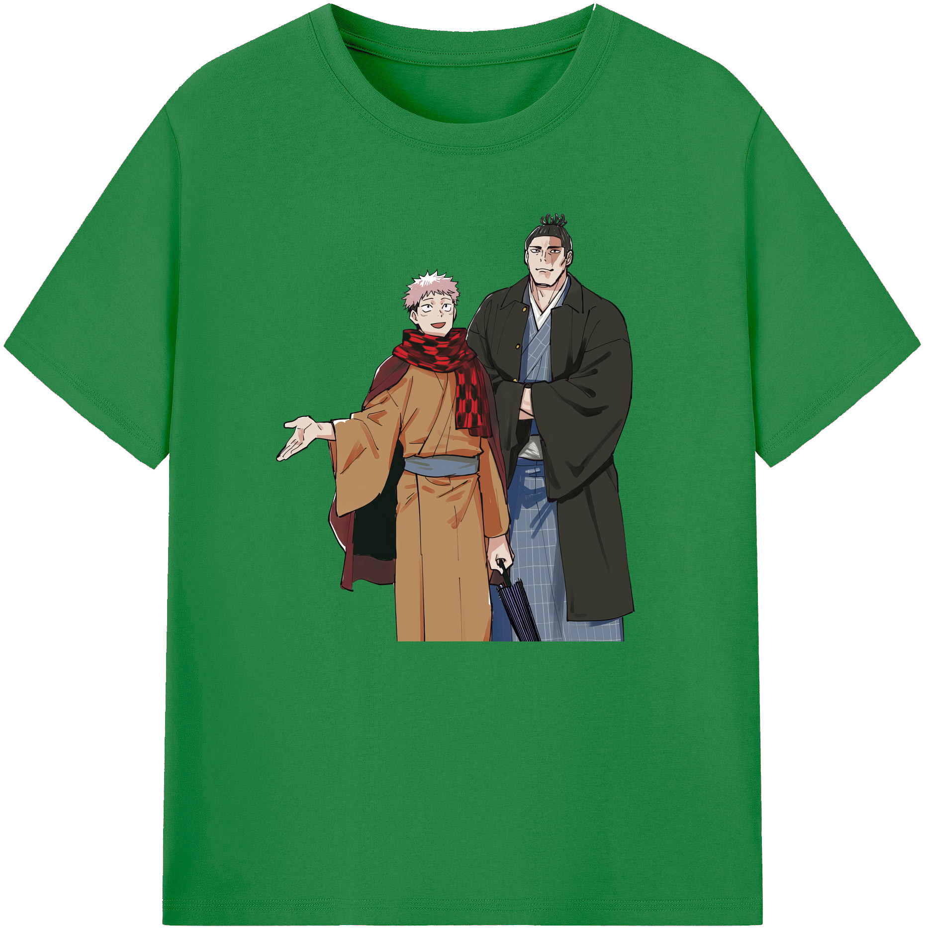 （画像用） 呪術廻戦 Jujutsu Kaisen 綿100％ メンズ半袖Tシャツ｜肌触りやわらか＆通気性