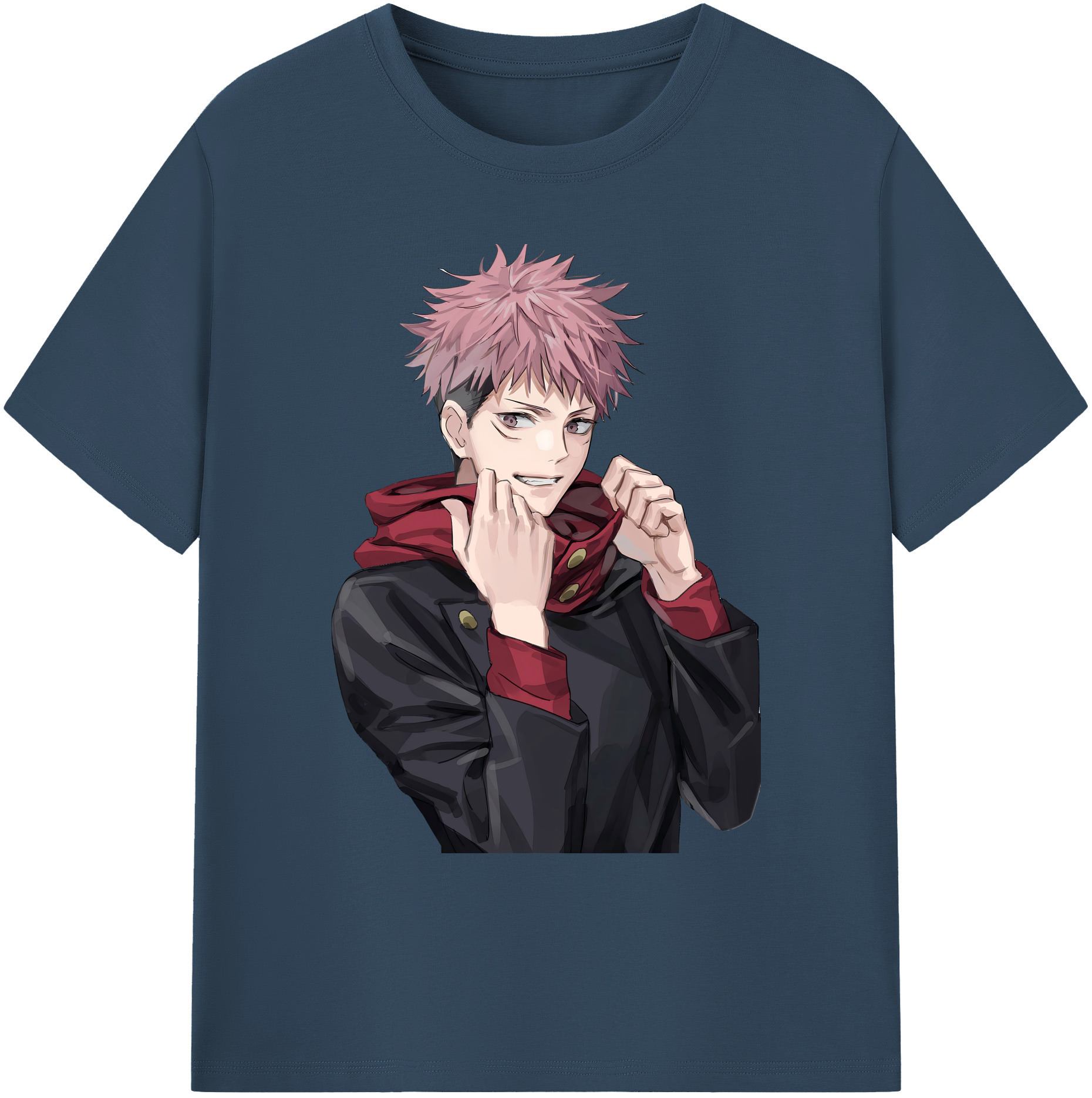 （画像用） 呪術廻戦 Jujutsu Kaisen 綿100％ メンズ半袖Tシャツ｜肌触りやわらか＆通気性