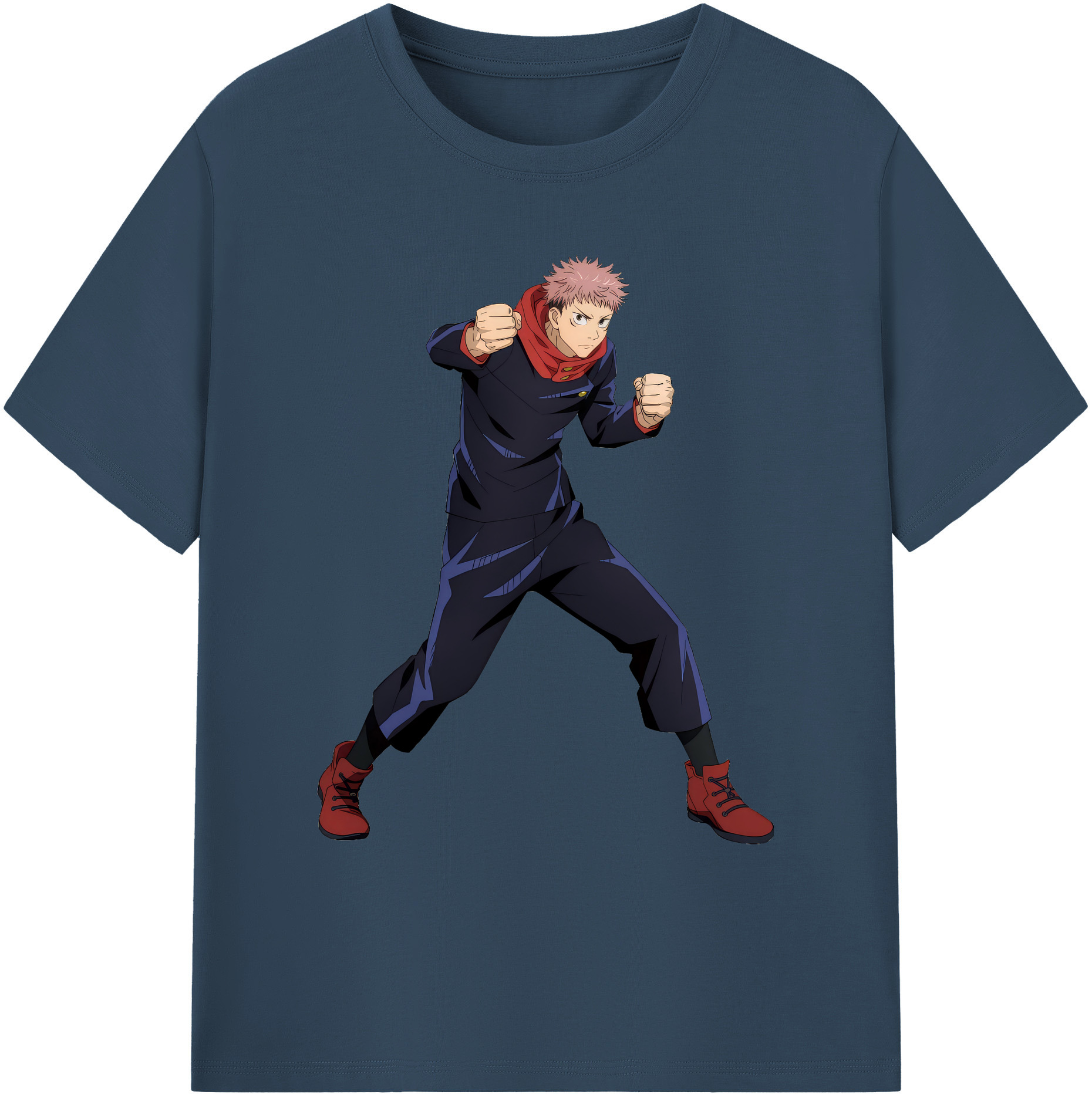 （画像用） 呪術廻戦 Jujutsu Kaisen 綿100％ メンズ半袖Tシャツ｜肌触りやわらか＆通気性