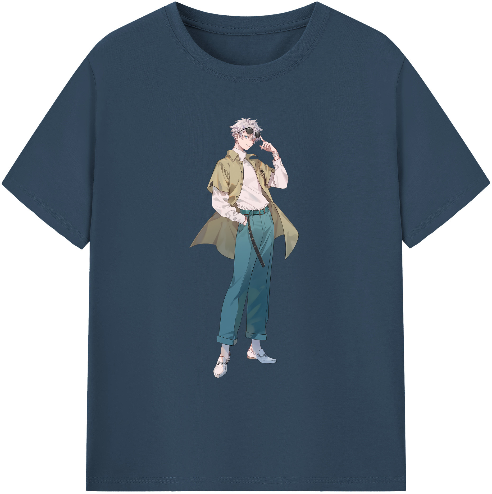 （画像用） 呪術廻戦 Jujutsu Kaisen 綿100％ メンズ半袖Tシャツ｜肌触りやわらか＆通気性