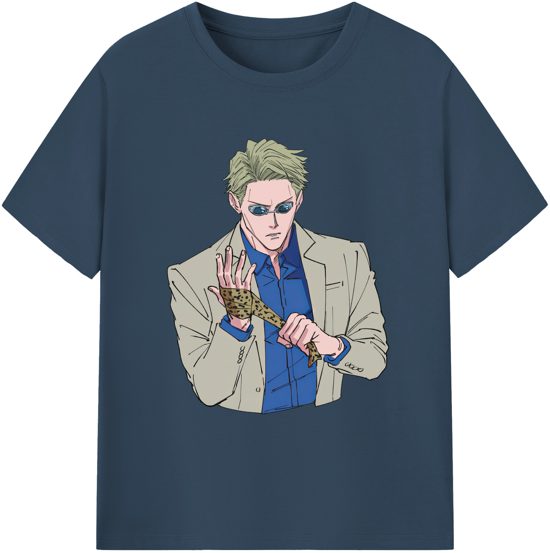（画像用） 呪術廻戦 Jujutsu Kaisen 綿100％ メンズ半袖Tシャツ｜肌触りやわらか＆通気性