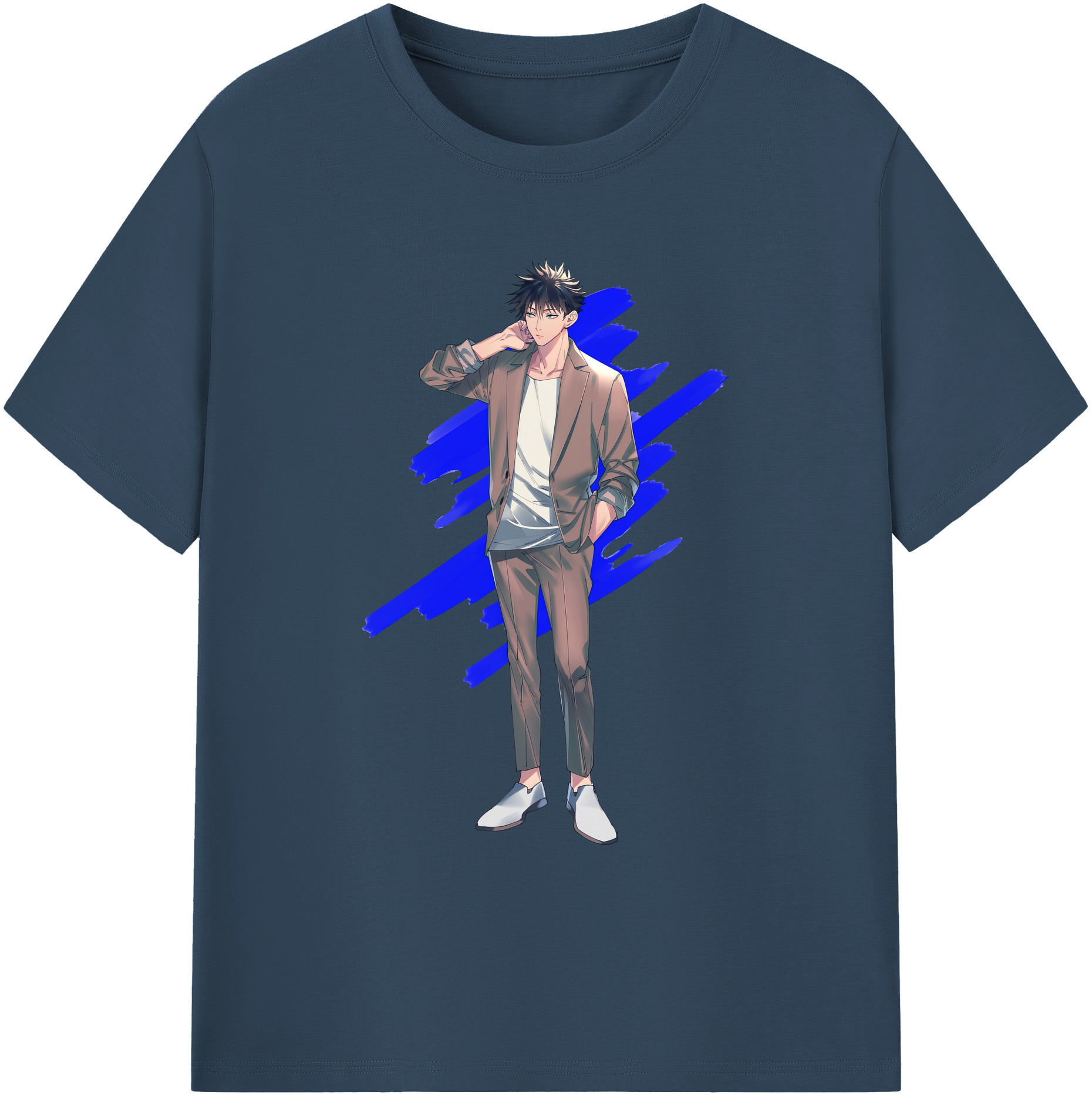 （画像用） 呪術廻戦 Jujutsu Kaisen 綿100％ メンズ半袖Tシャツ｜肌触りやわらか＆通気性