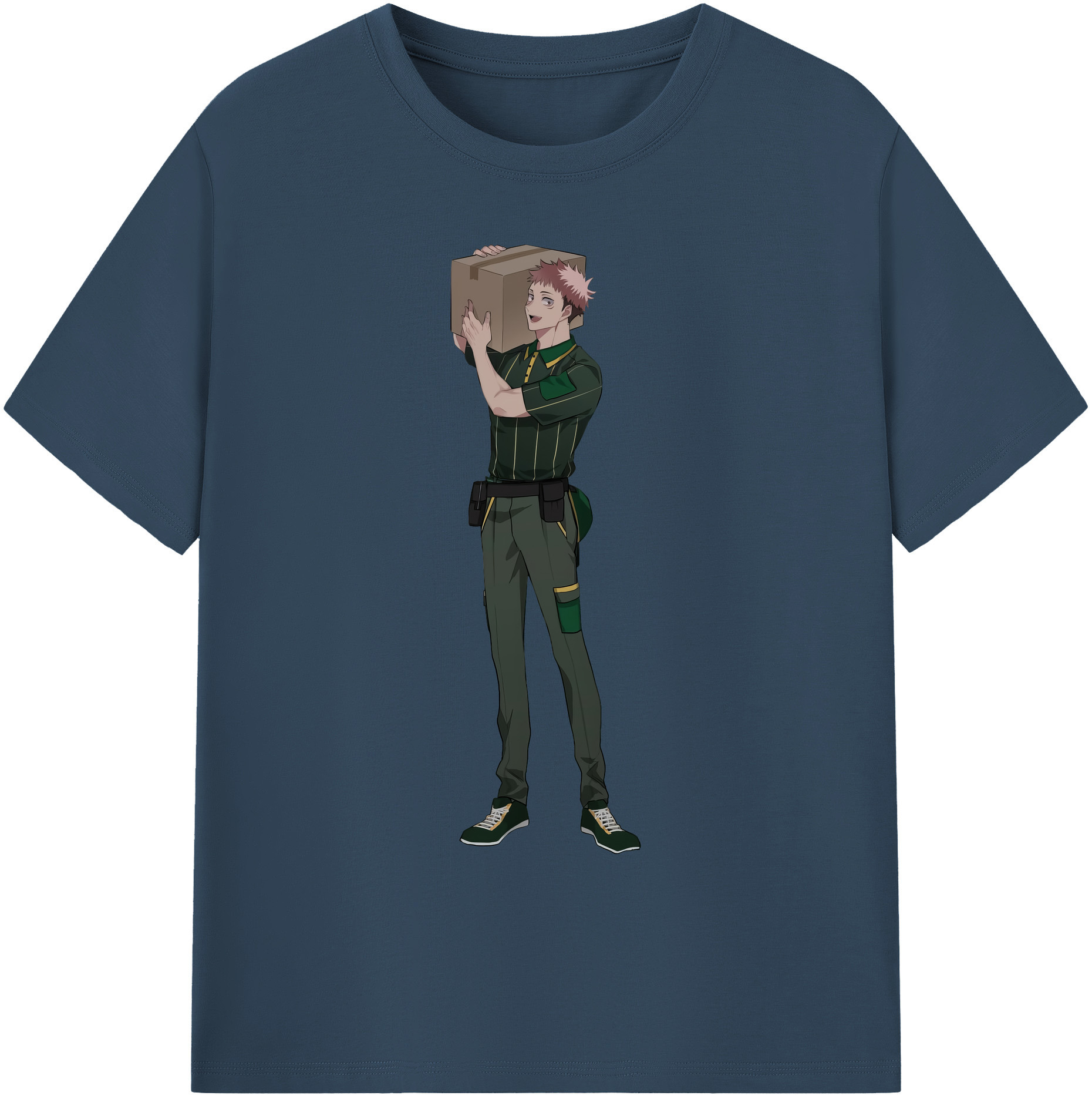 （画像用） 呪術廻戦 Jujutsu Kaisen 綿100％ メンズ半袖Tシャツ｜肌触りやわらか＆通気性