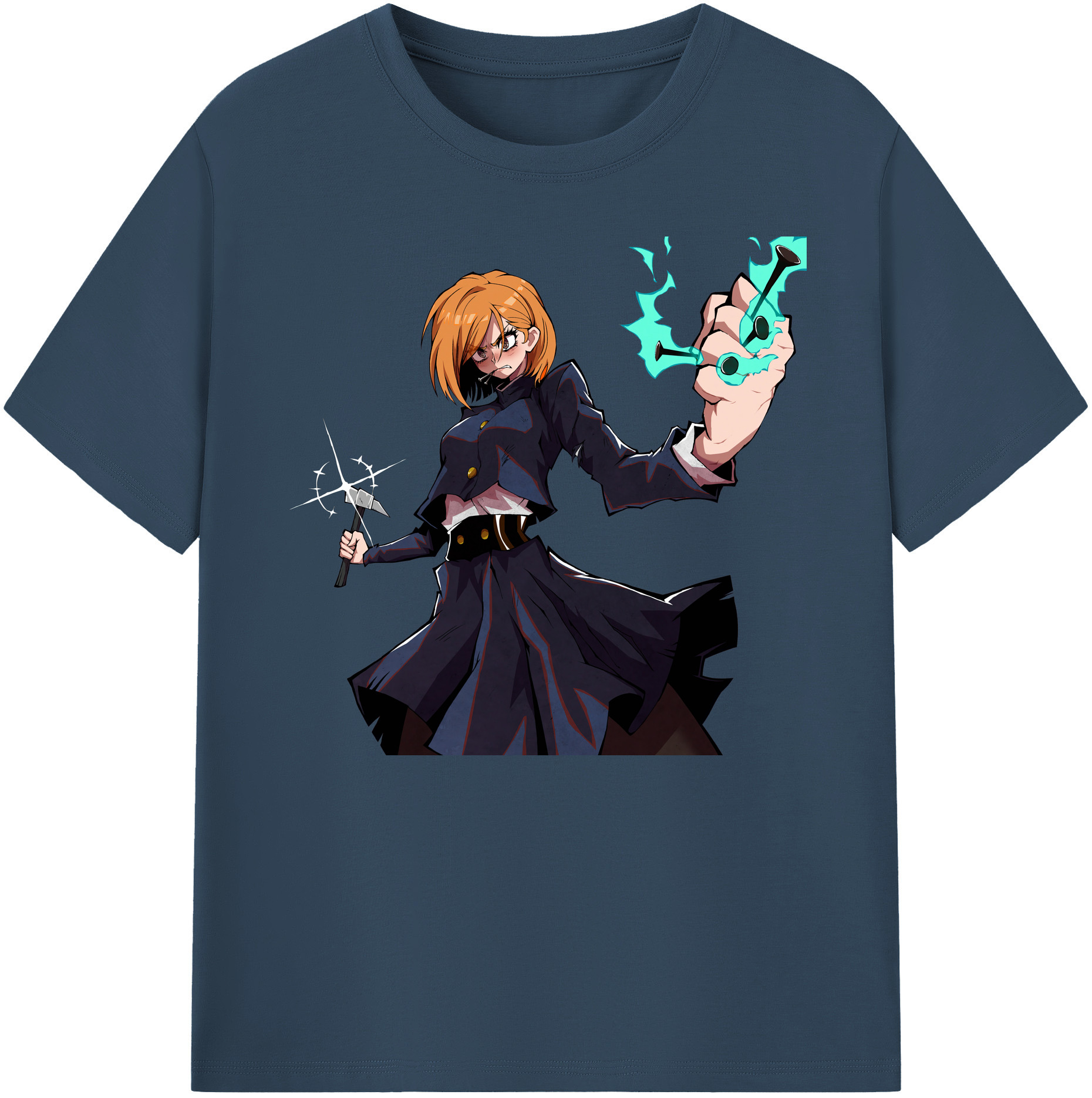 （画像用） 呪術廻戦 Jujutsu Kaisen 綿100％ メンズ半袖Tシャツ｜肌触りやわらか＆通気性