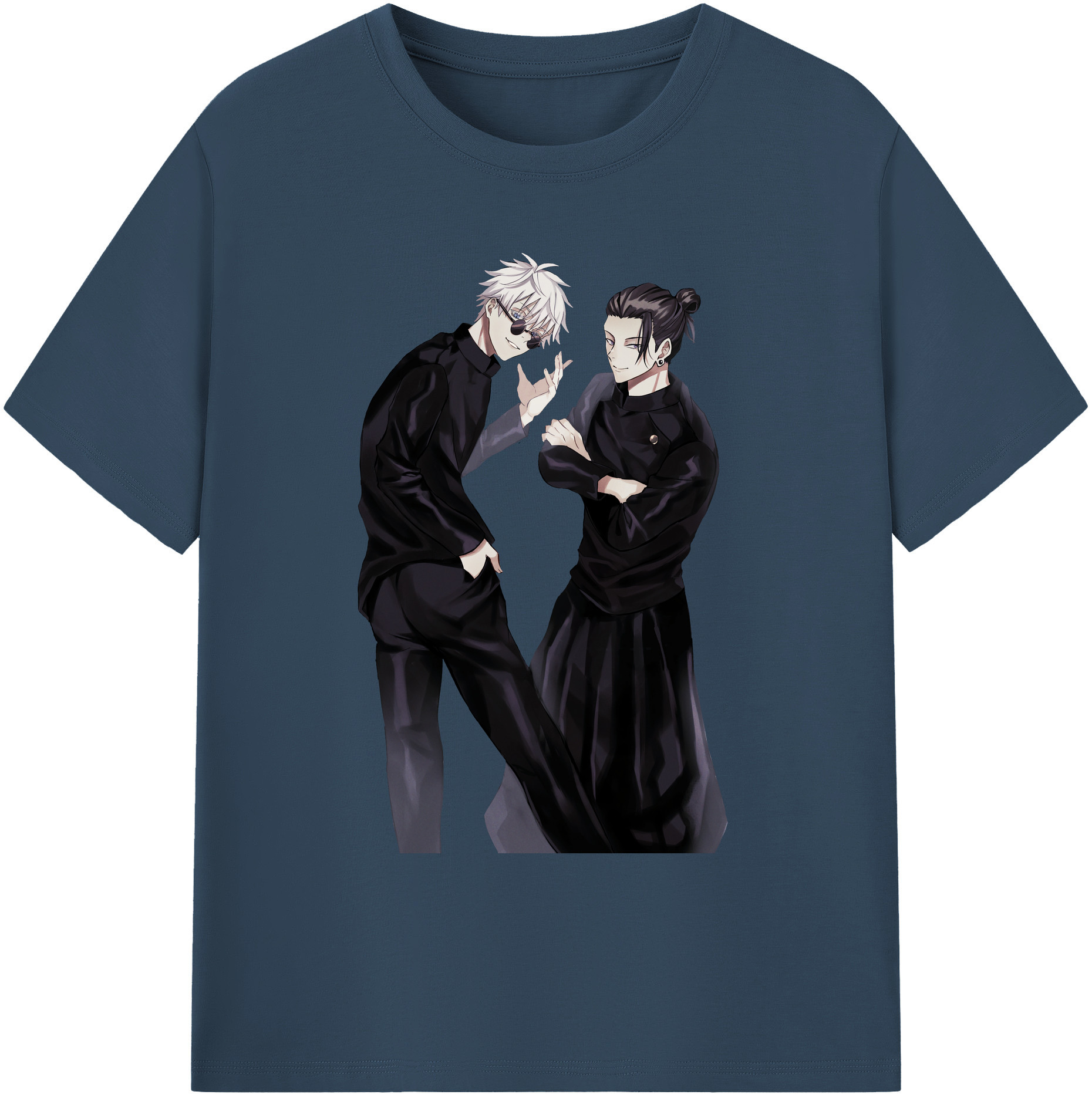 （画像用） 呪術廻戦 Jujutsu Kaisen 綿100％ メンズ半袖Tシャツ｜肌触りやわらか＆通気性