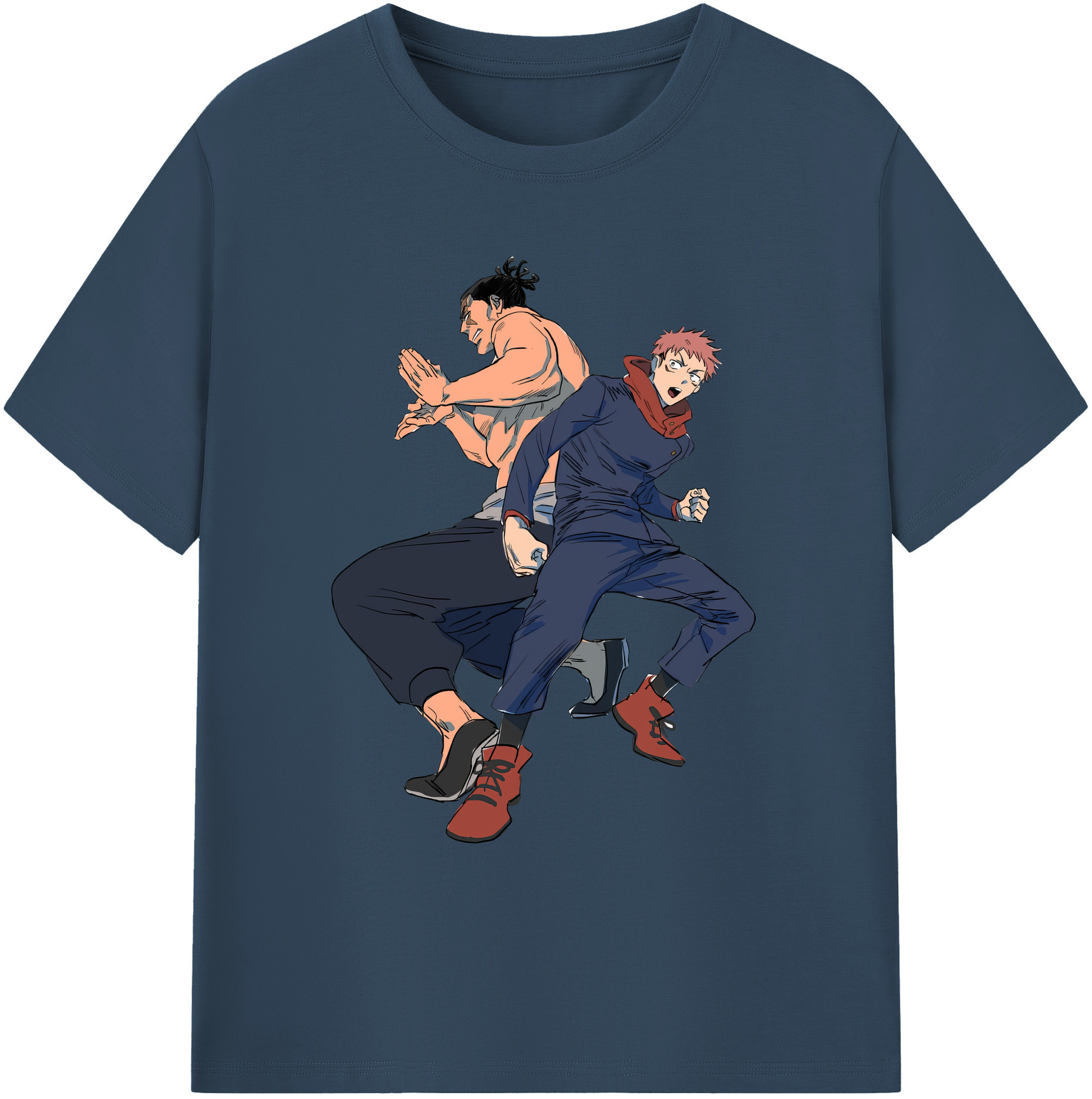 （画像用） 呪術廻戦 Jujutsu Kaisen 綿100％ メンズ半袖Tシャツ｜肌触りやわらか＆通気性