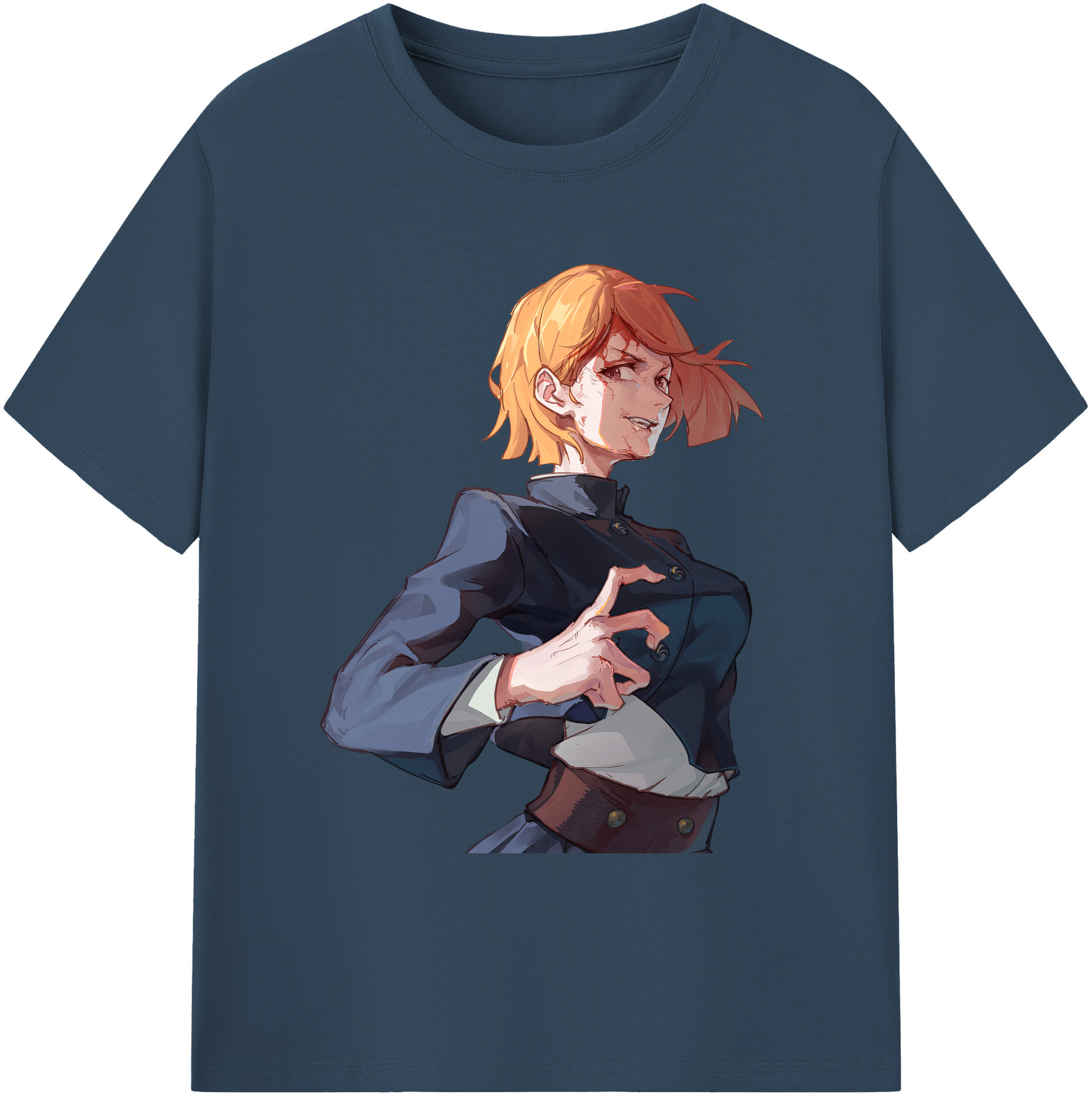 （画像用） 呪術廻戦 Jujutsu Kaisen 綿100％ メンズ半袖Tシャツ｜肌触りやわらか＆通気性