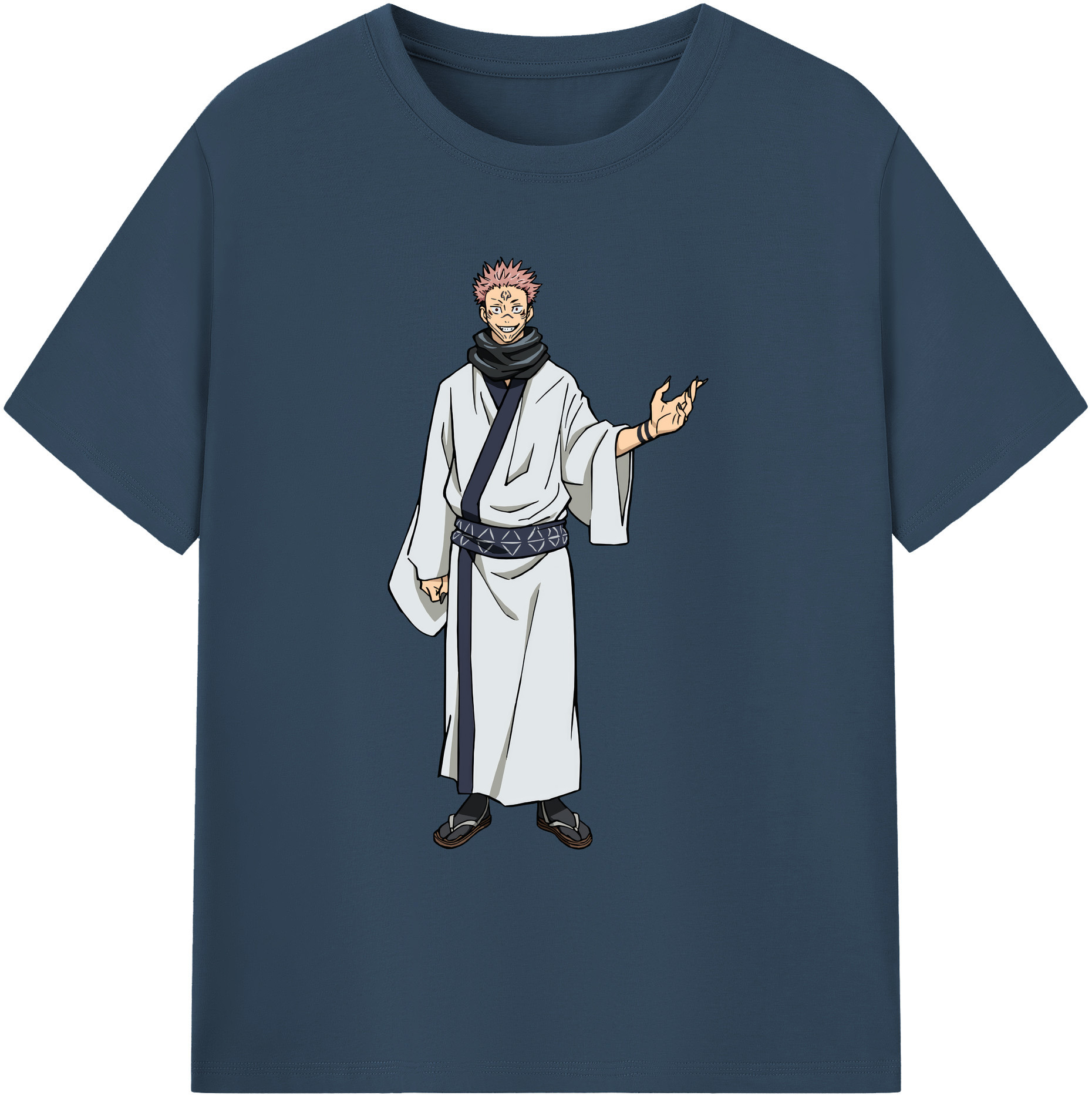 （画像用） 呪術廻戦 Jujutsu Kaisen 綿100％ メンズ半袖Tシャツ｜肌触りやわらか＆通気性