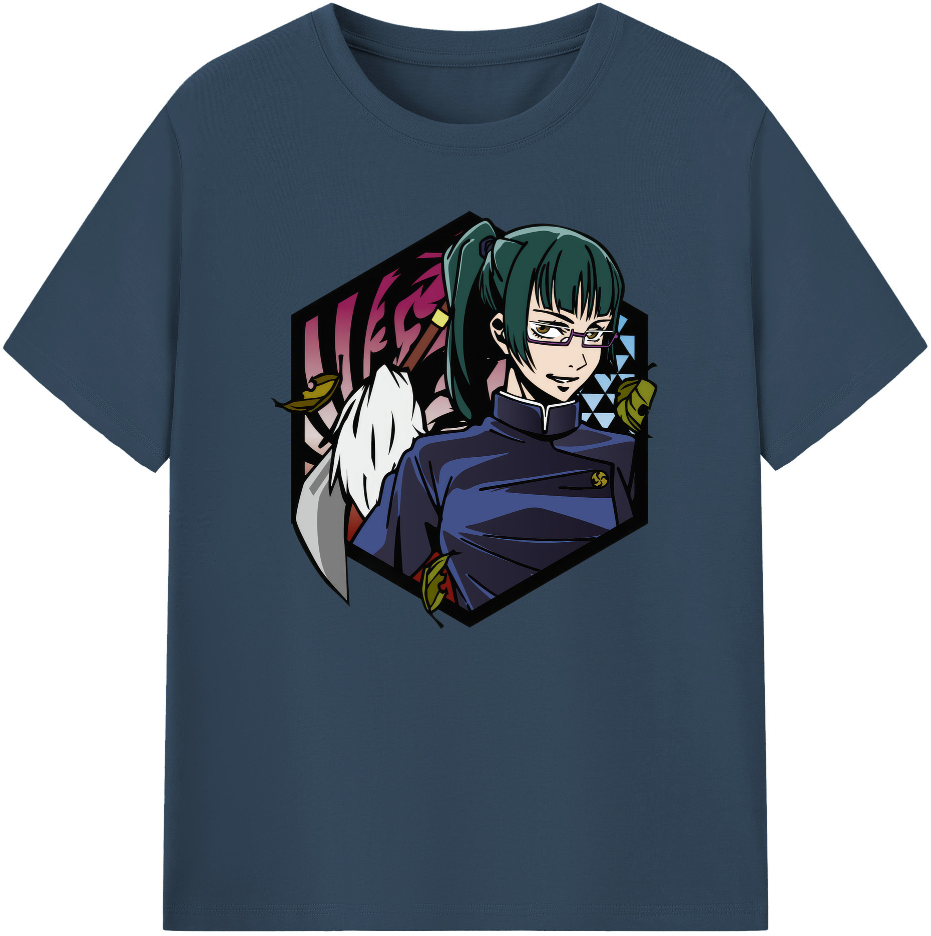 （画像用） 呪術廻戦 Jujutsu Kaisen 綿100％ メンズ半袖Tシャツ｜肌触りやわらか＆通気性