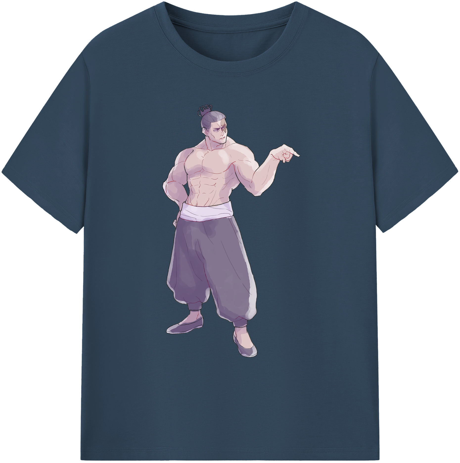（画像用） 呪術廻戦 Jujutsu Kaisen 綿100％ メンズ半袖Tシャツ｜肌触りやわらか＆通気性