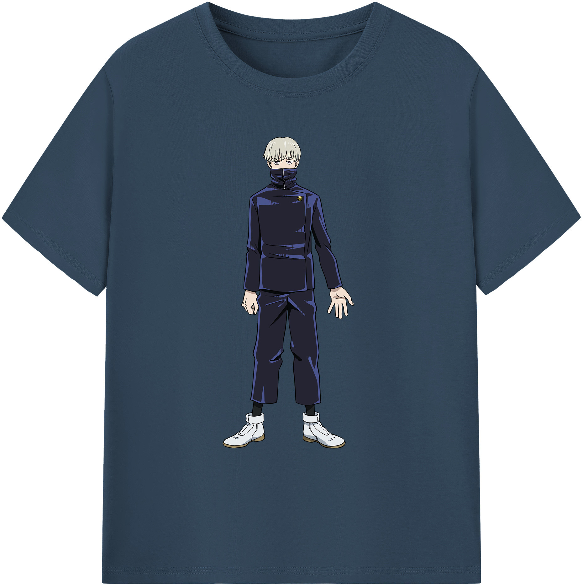 （画像用） 呪術廻戦 Jujutsu Kaisen 綿100％ メンズ半袖Tシャツ｜肌触りやわらか＆通気性