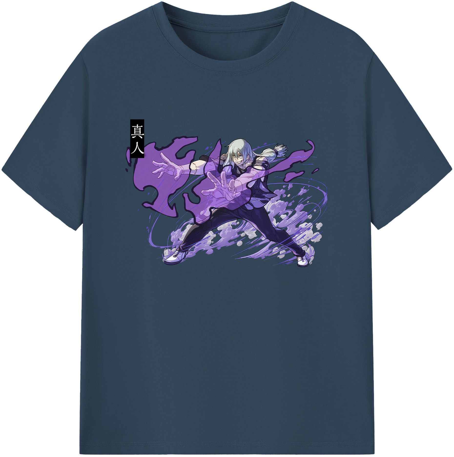 （画像用） 呪術廻戦 Jujutsu Kaisen 綿100％ メンズ半袖Tシャツ｜肌触りやわらか＆通気性