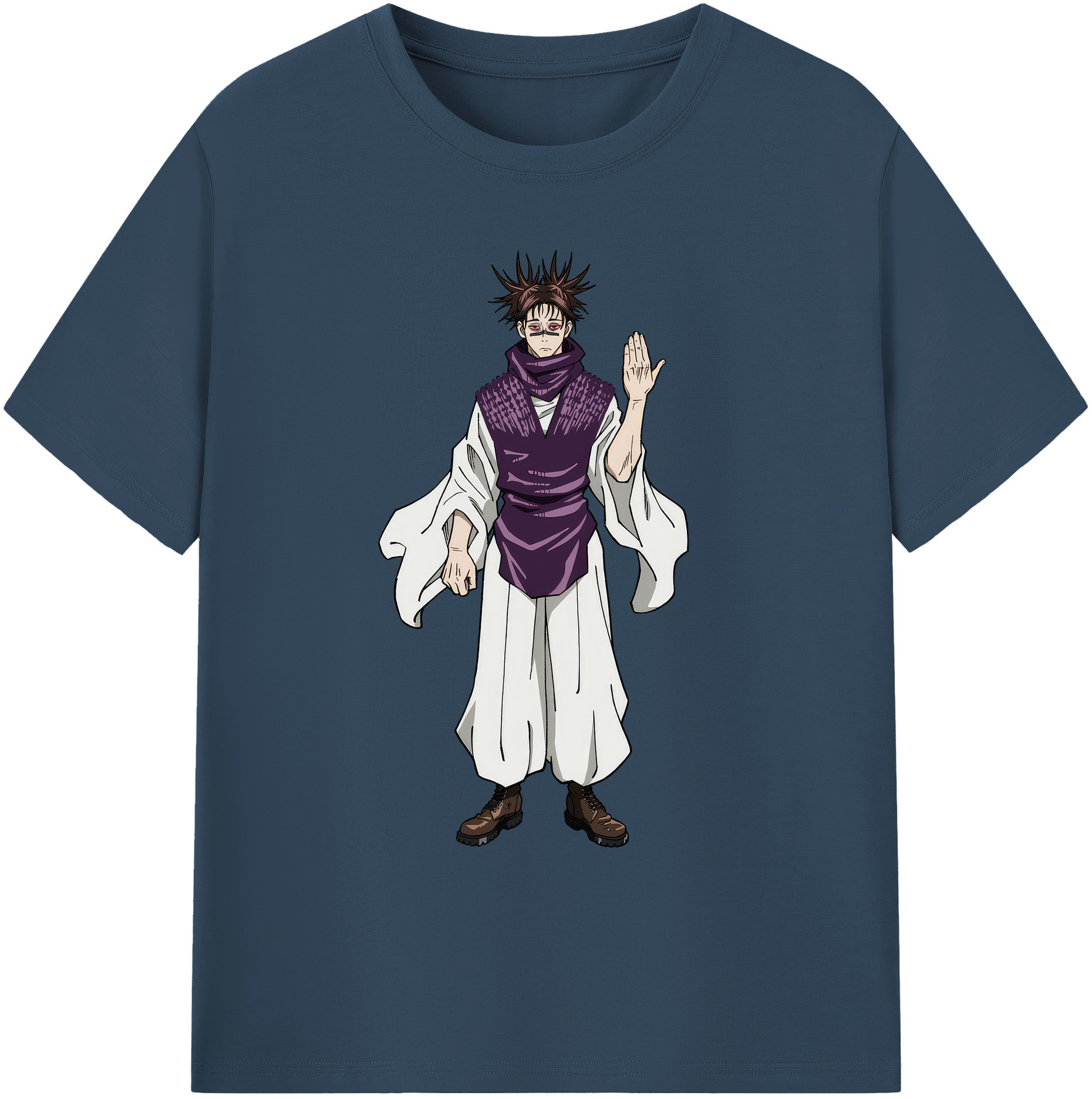 （画像用） 呪術廻戦 Jujutsu Kaisen 綿100％ メンズ半袖Tシャツ｜肌触りやわらか＆通気性