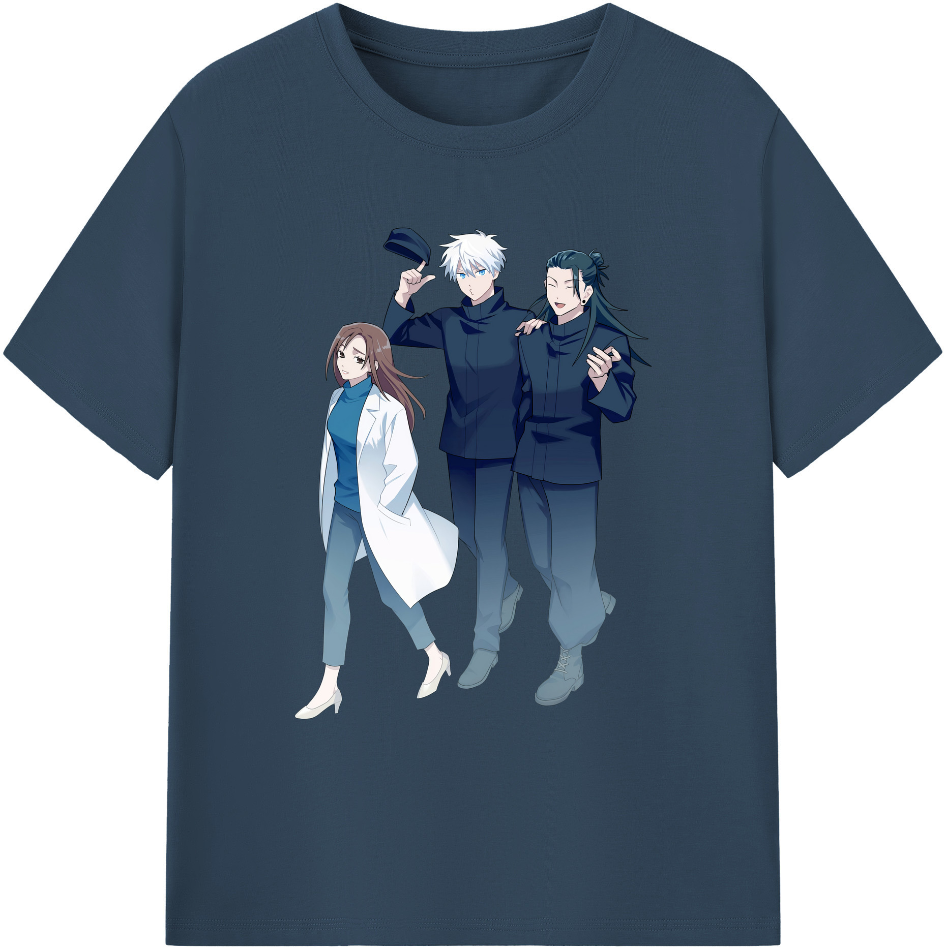 （画像用） 呪術廻戦 Jujutsu Kaisen 綿100％ メンズ半袖Tシャツ｜肌触りやわらか＆通気性