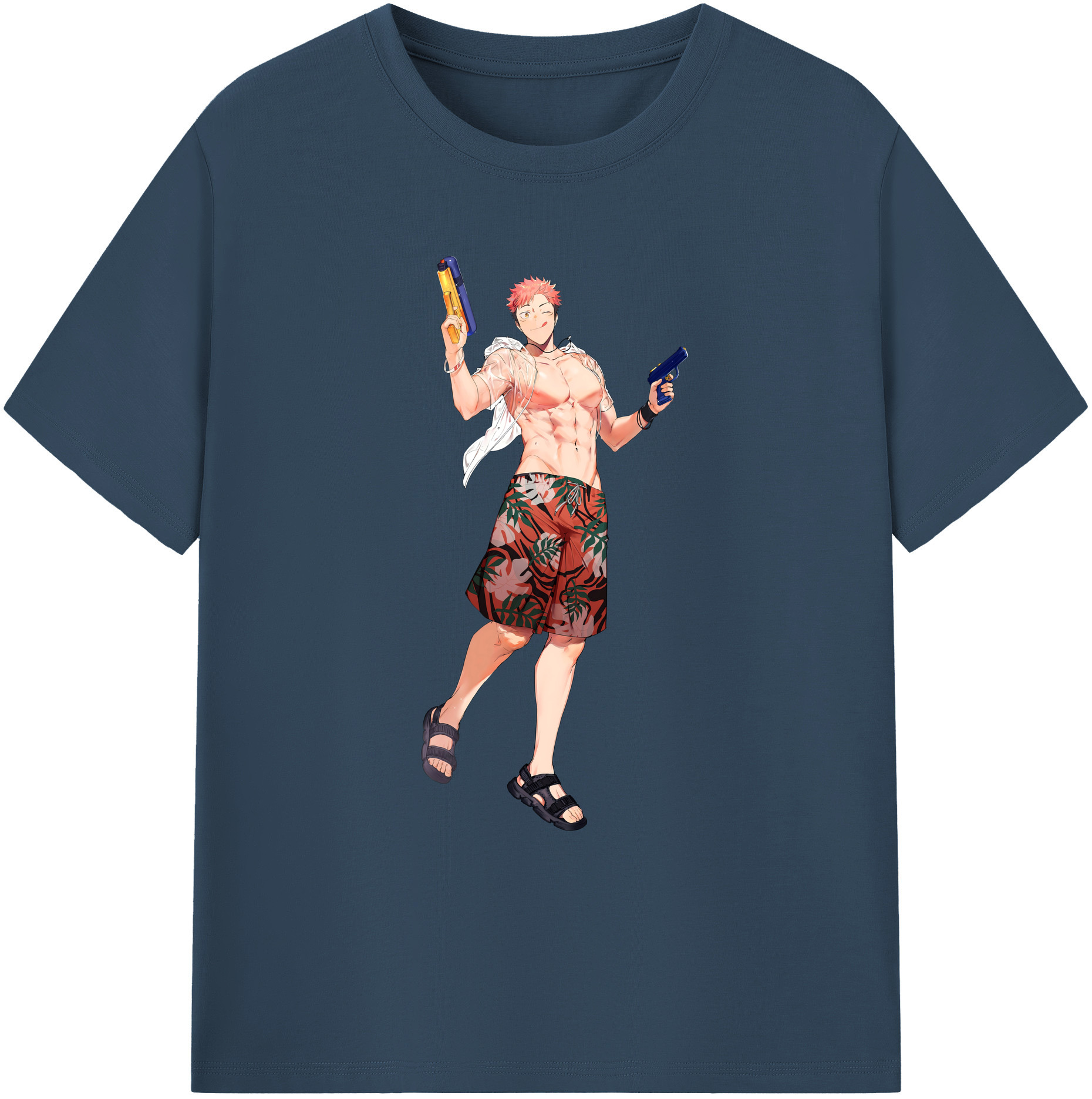 （画像用） 呪術廻戦 Jujutsu Kaisen 綿100％ メンズ半袖Tシャツ｜肌触りやわらか＆通気性