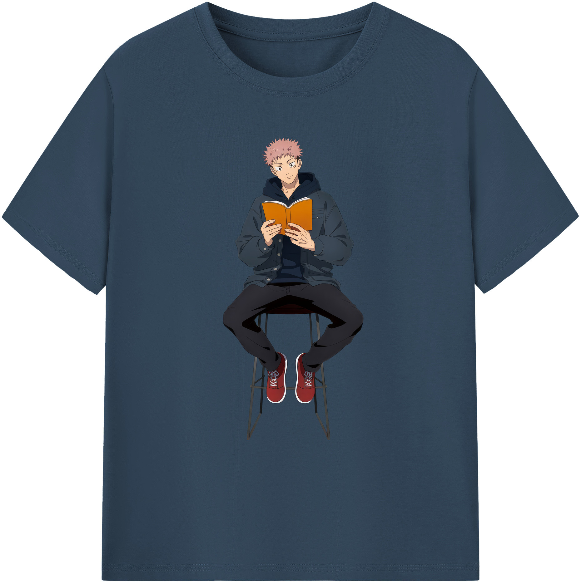 （画像用） 呪術廻戦 Jujutsu Kaisen 綿100％ メンズ半袖Tシャツ｜肌触りやわらか＆通気性