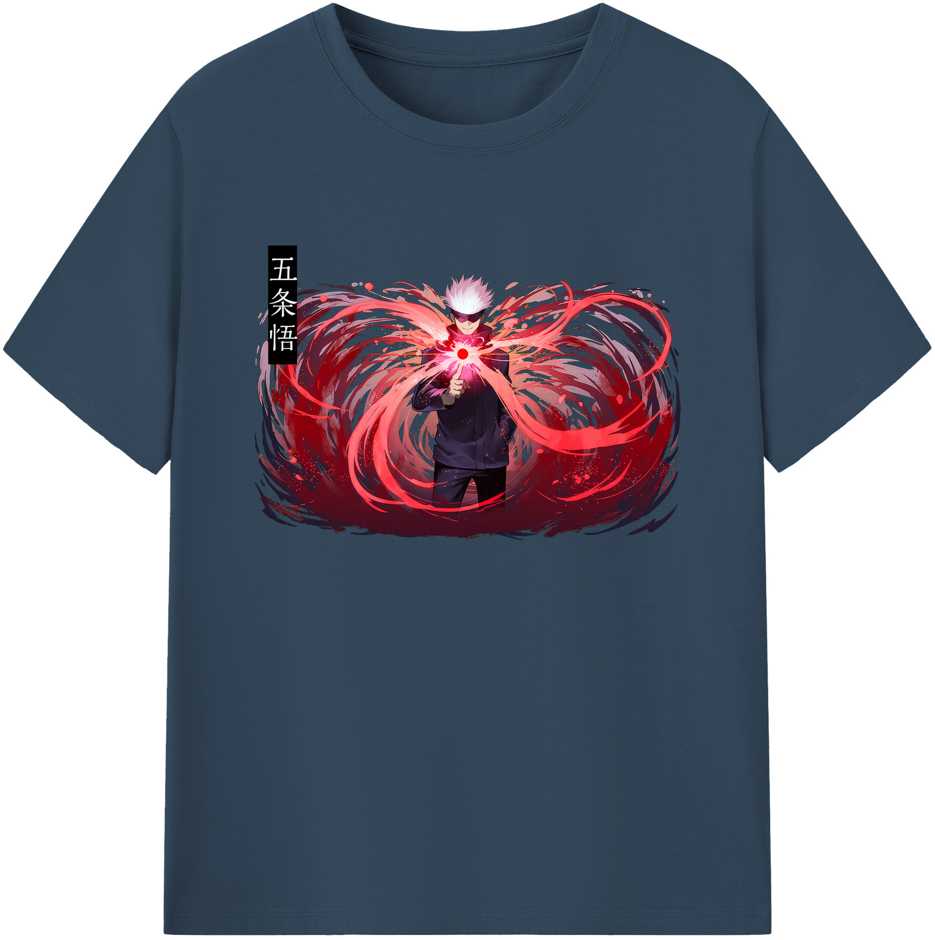 （画像用） 呪術廻戦 Jujutsu Kaisen 綿100％ メンズ半袖Tシャツ｜肌触りやわらか＆通気性