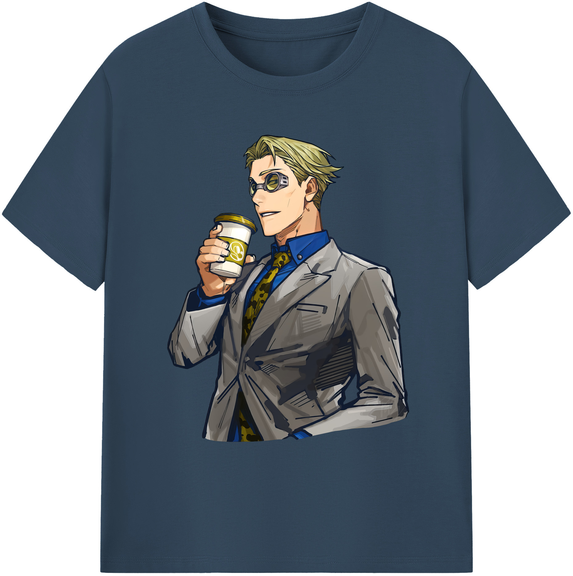 （画像用） 呪術廻戦 Jujutsu Kaisen 綿100％ メンズ半袖Tシャツ｜肌触りやわらか＆通気性