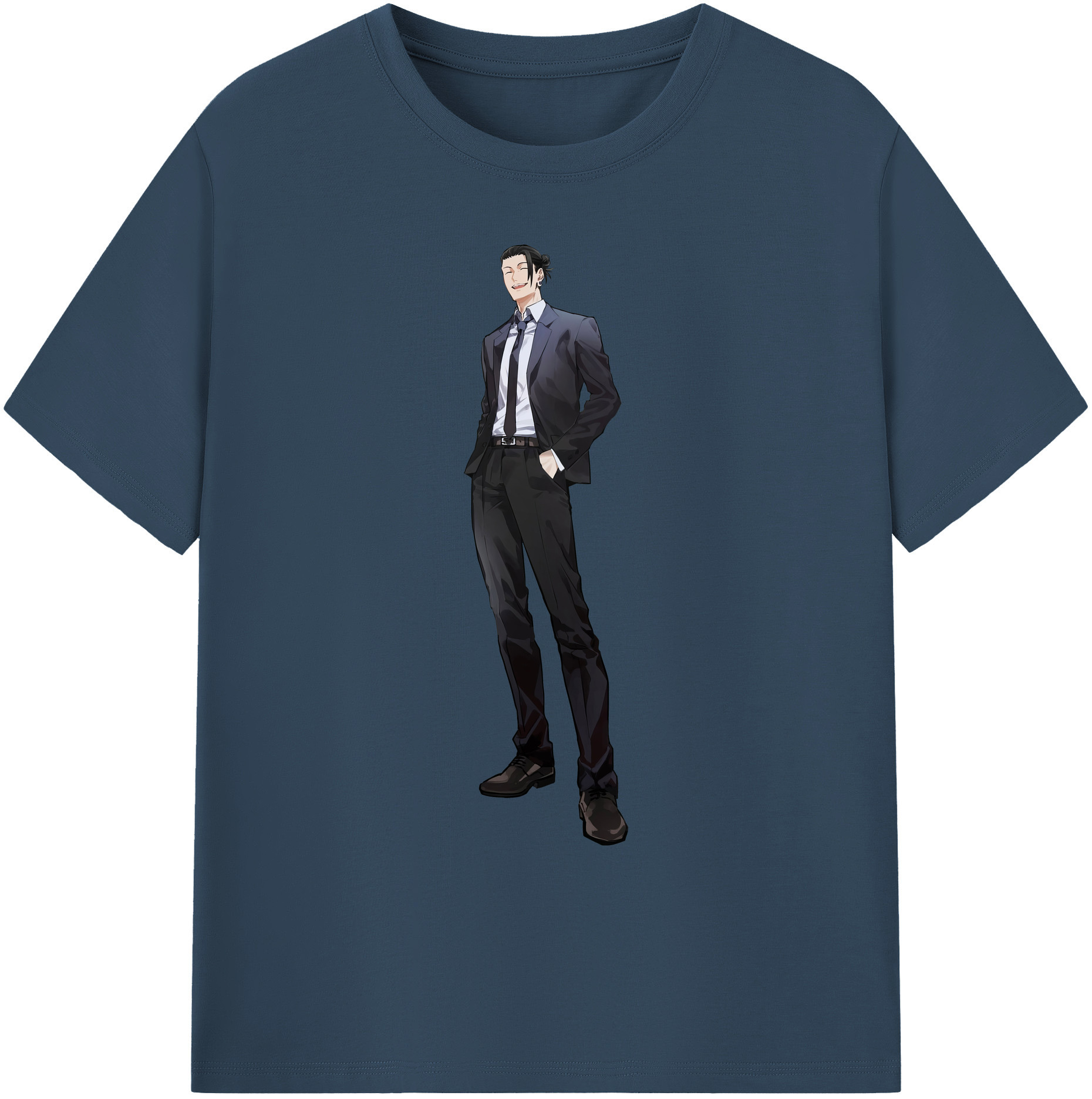 （画像用） 呪術廻戦 Jujutsu Kaisen 綿100％ メンズ半袖Tシャツ｜肌触りやわらか＆通気性