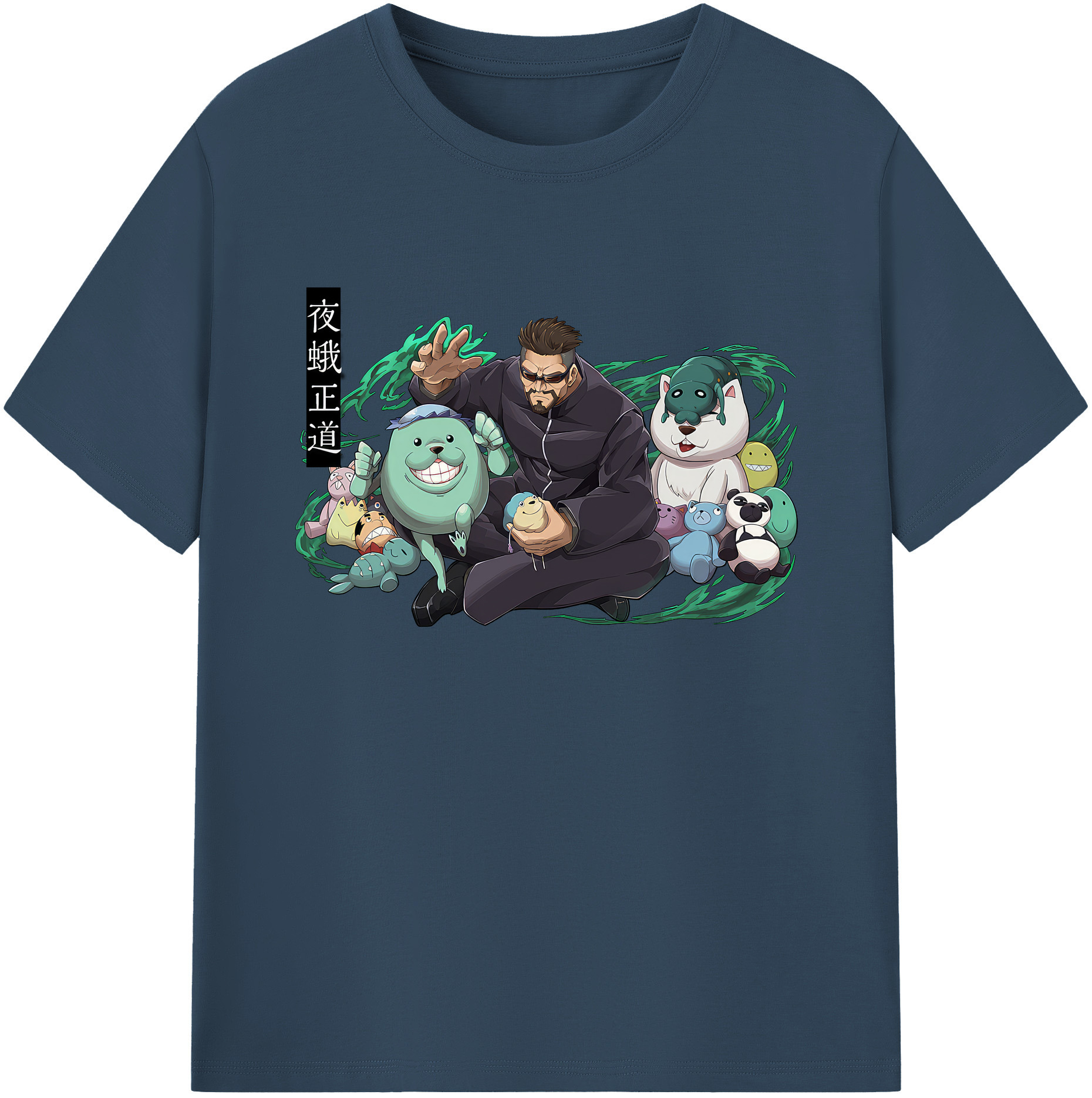 （画像用） 呪術廻戦 Jujutsu Kaisen 綿100％ メンズ半袖Tシャツ｜肌触りやわらか＆通気性