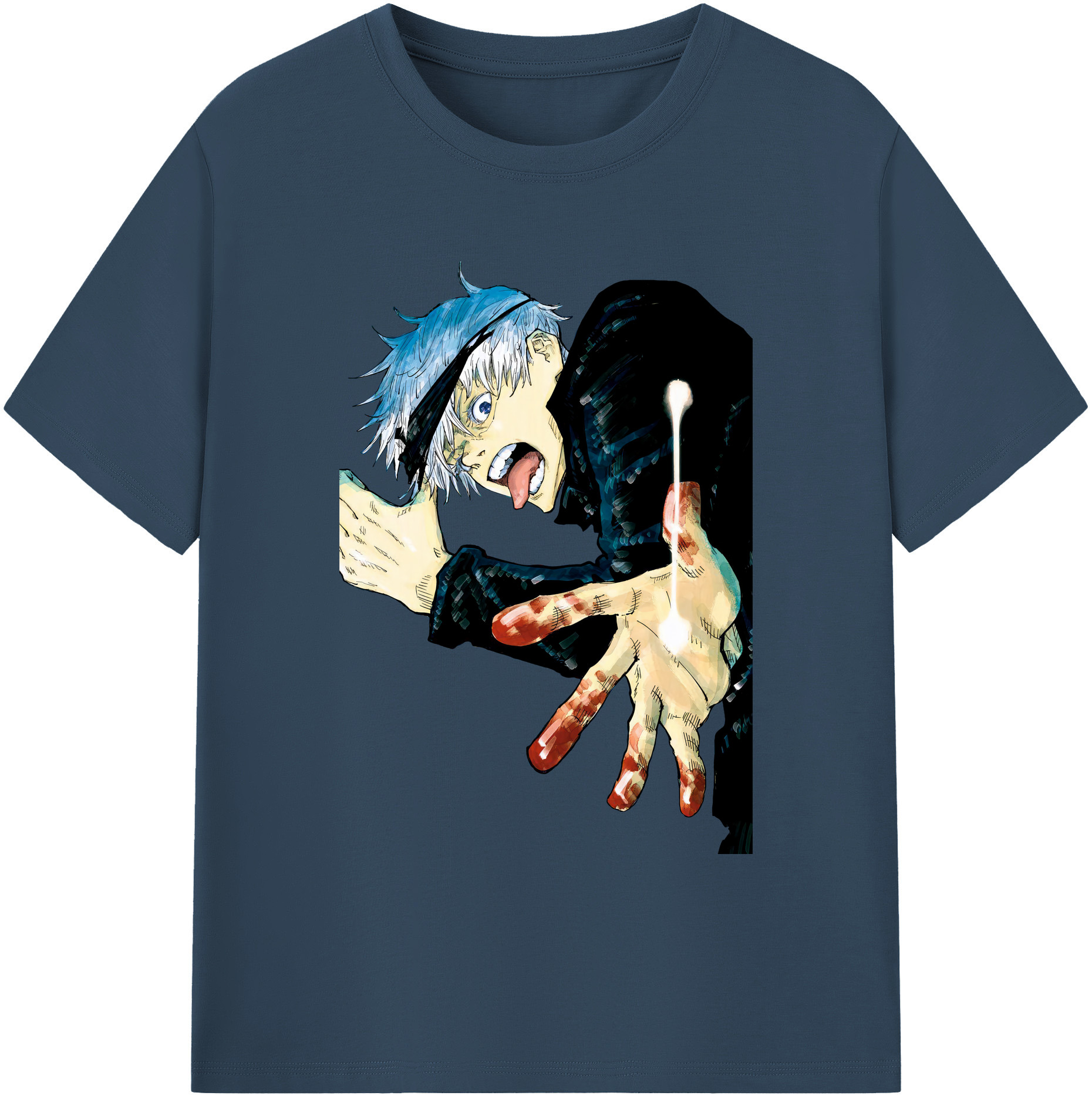 （画像用） 呪術廻戦 Jujutsu Kaisen 綿100％ メンズ半袖Tシャツ｜肌触りやわらか＆通気性