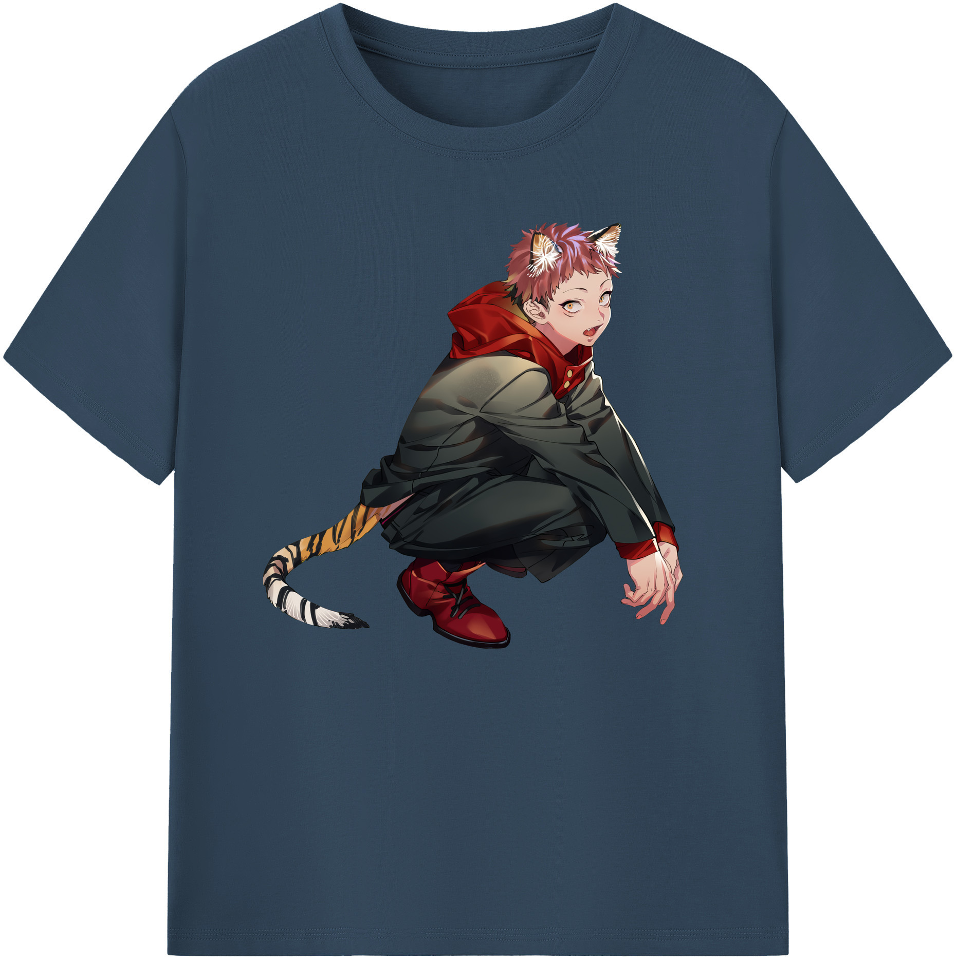 （画像用） 呪術廻戦 Jujutsu Kaisen 綿100％ メンズ半袖Tシャツ｜肌触りやわらか＆通気性