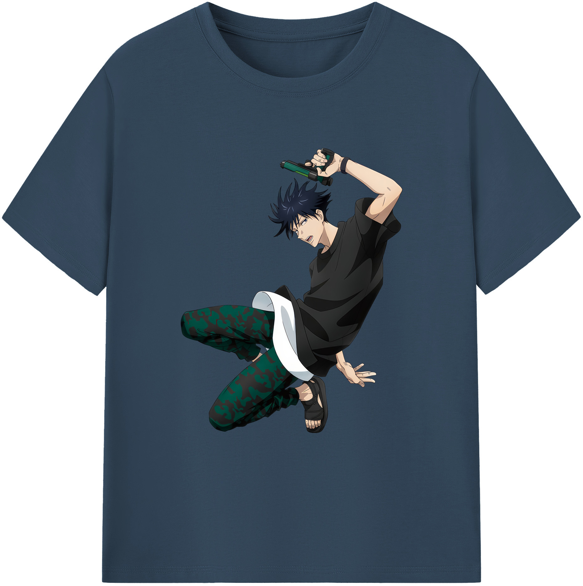 （画像用） 呪術廻戦 Jujutsu Kaisen 綿100％ メンズ半袖Tシャツ｜肌触りやわらか＆通気性